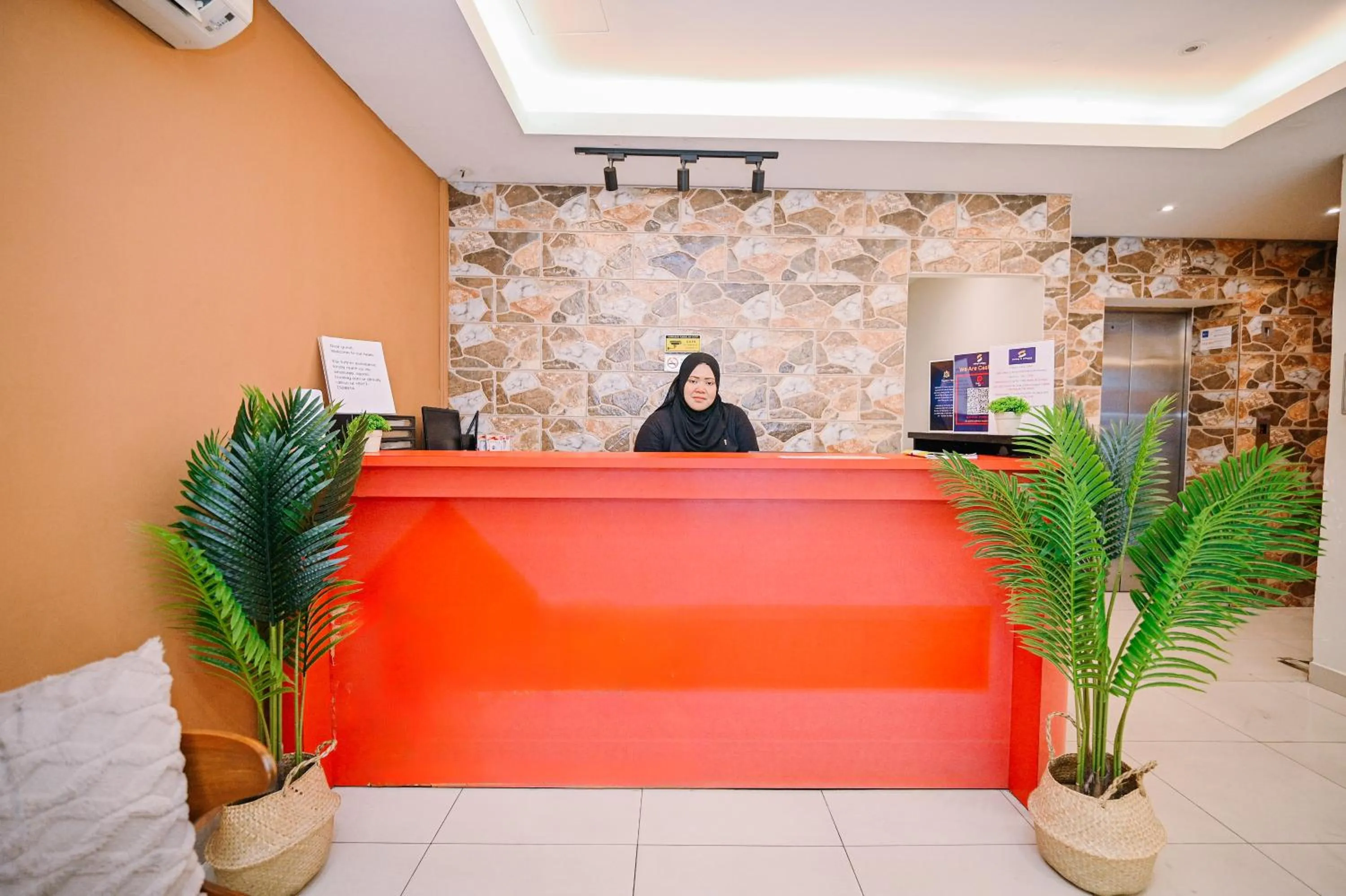 Lobby or reception in Swing & Pillows - My Home Hotel Wangsa Maju