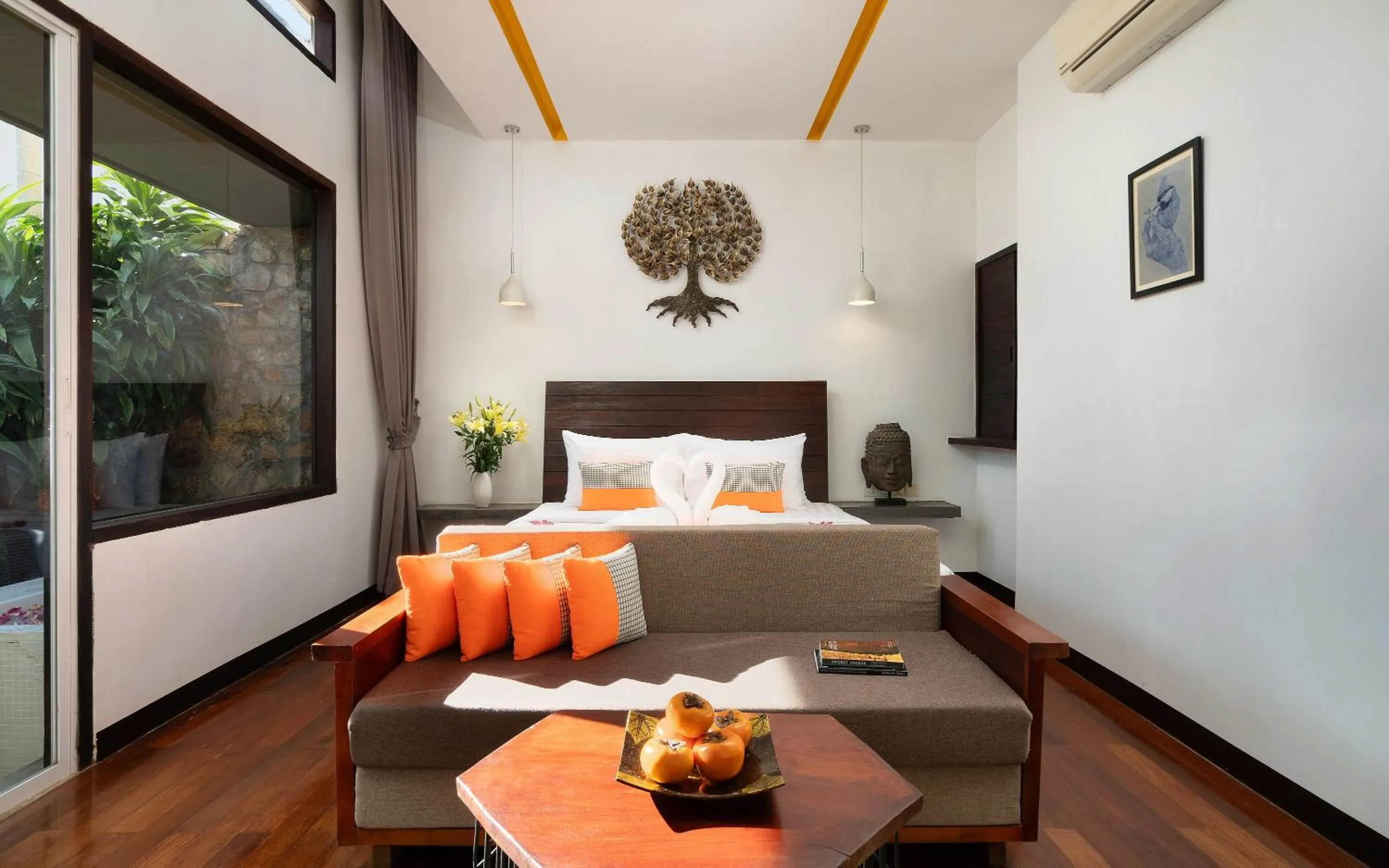 Bed in The Calm Oasis