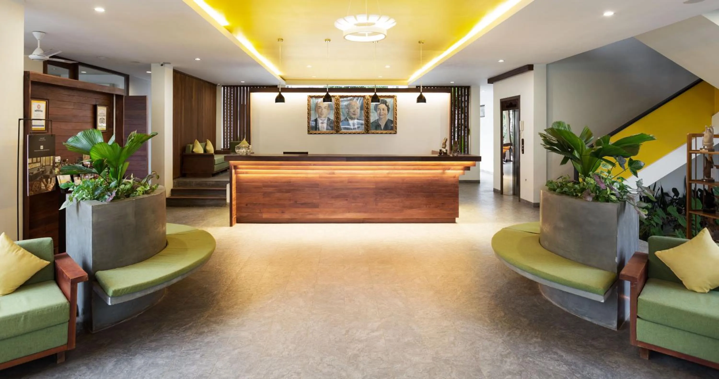 Lobby or reception in The Calm Oasis