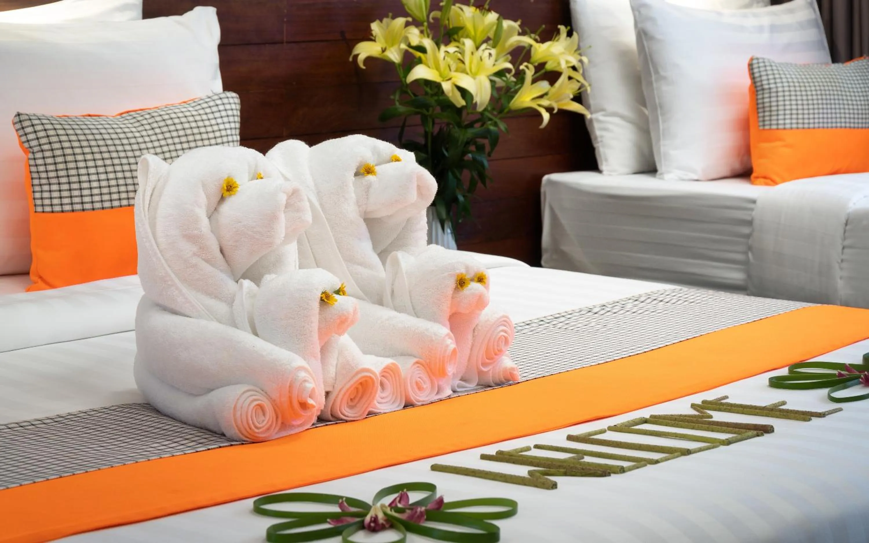 Bed in The Calm Oasis