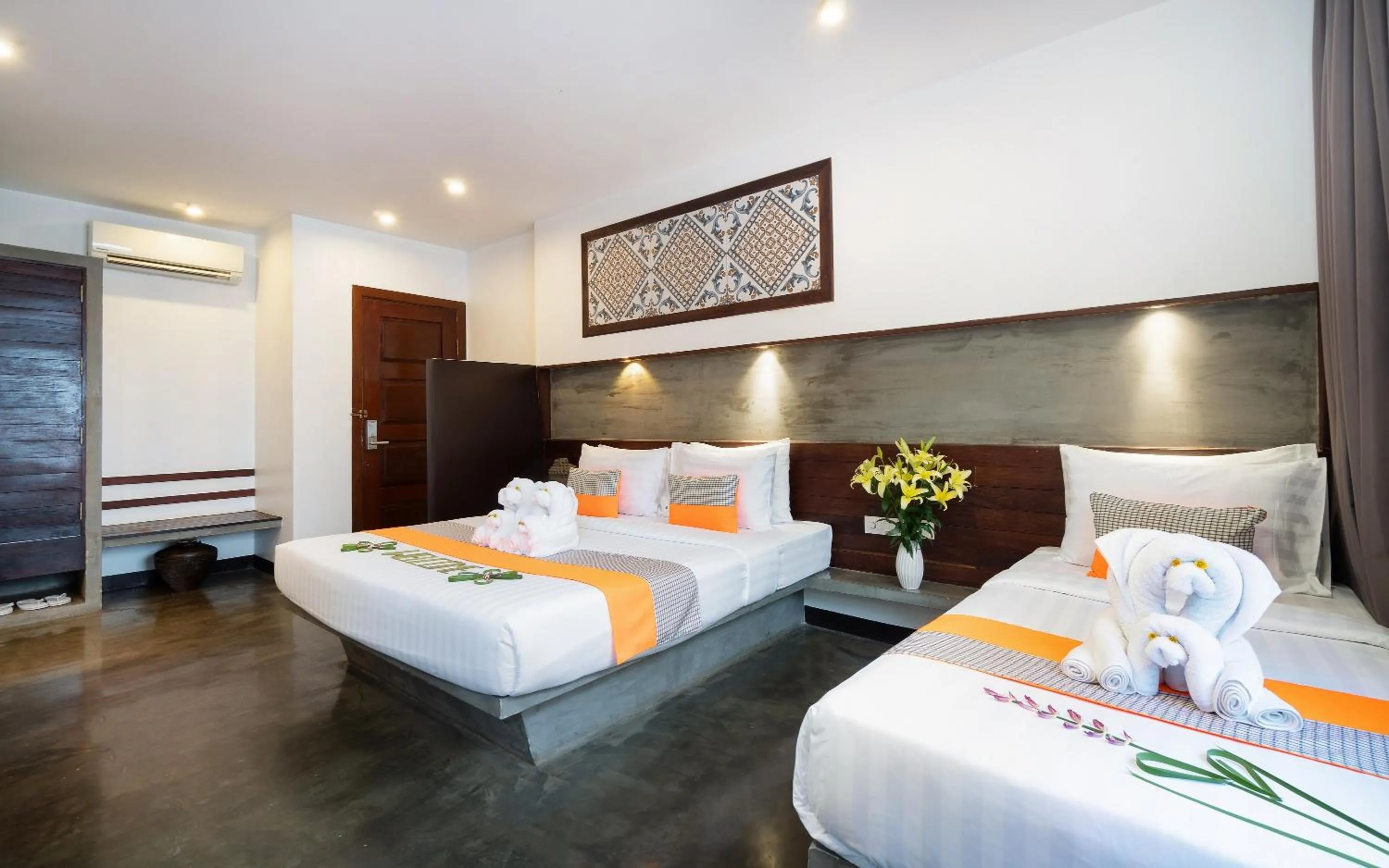 Bed in The Calm Oasis