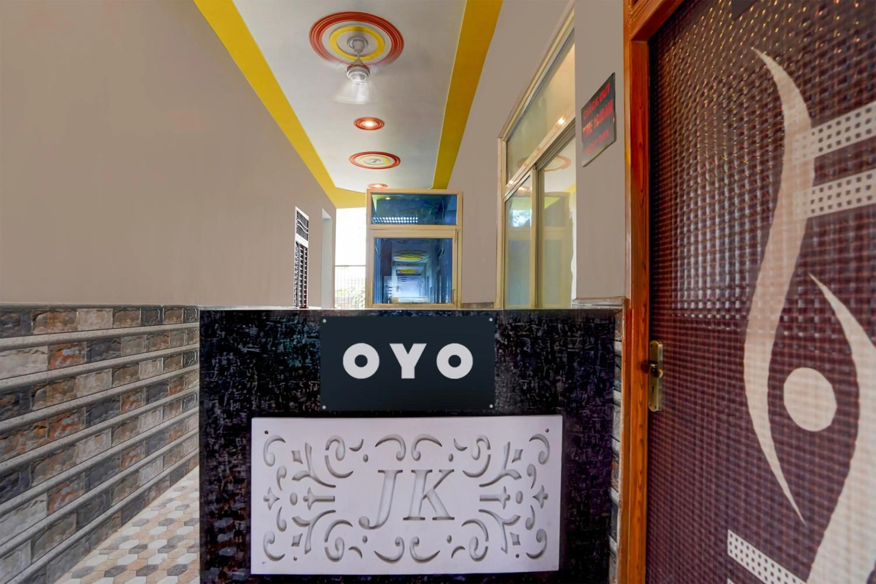 Lobby or reception in Hotel O J.k Hotel and resturant