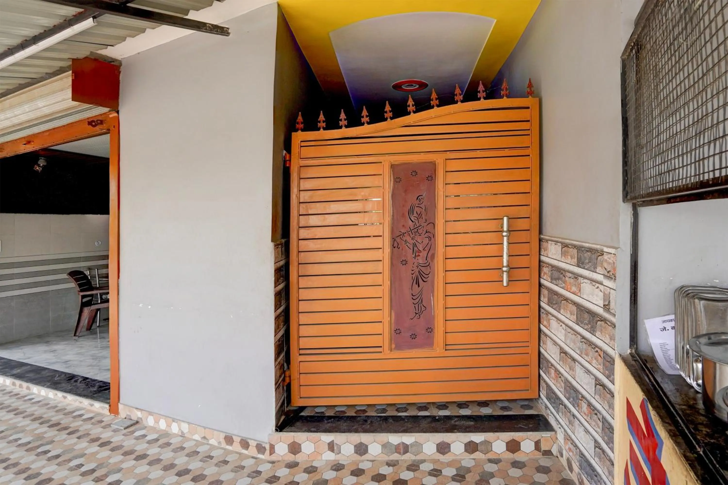 Facade/entrance in Hotel O J.k Hotel and resturant