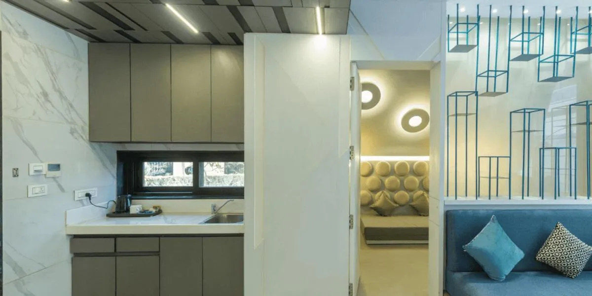 Living room in Neonz Resort & Club