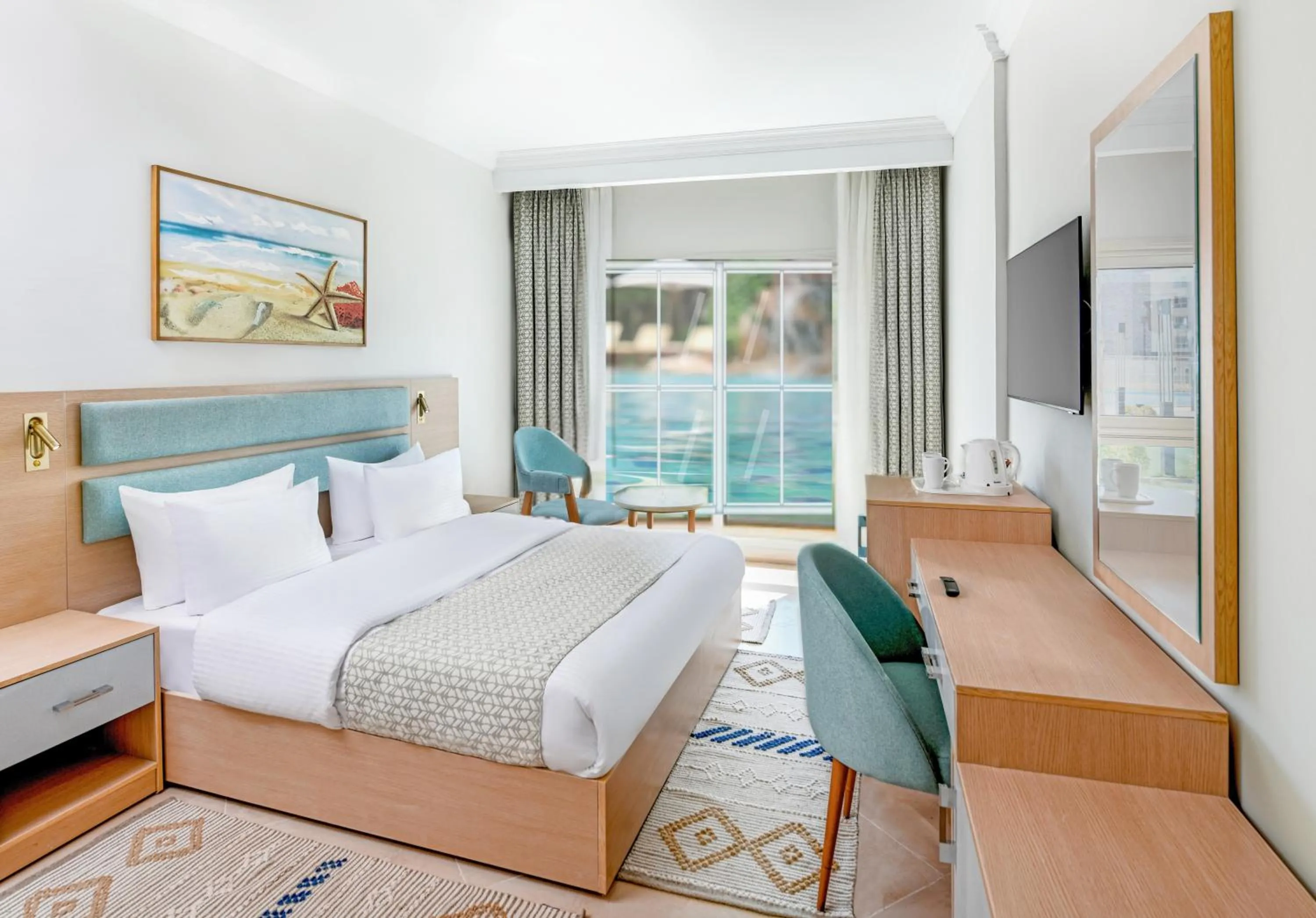 Bedroom, Bed in Azur One Eleven Hotel Alamein