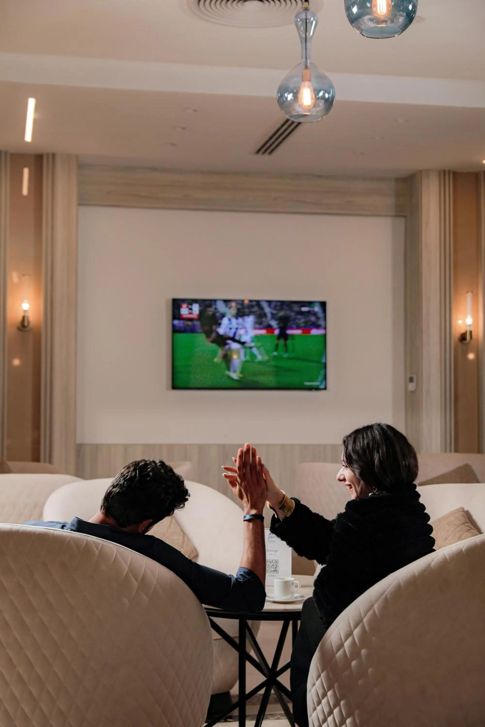 Lounge or bar, Bed in Azur One Eleven Hotel Alamein