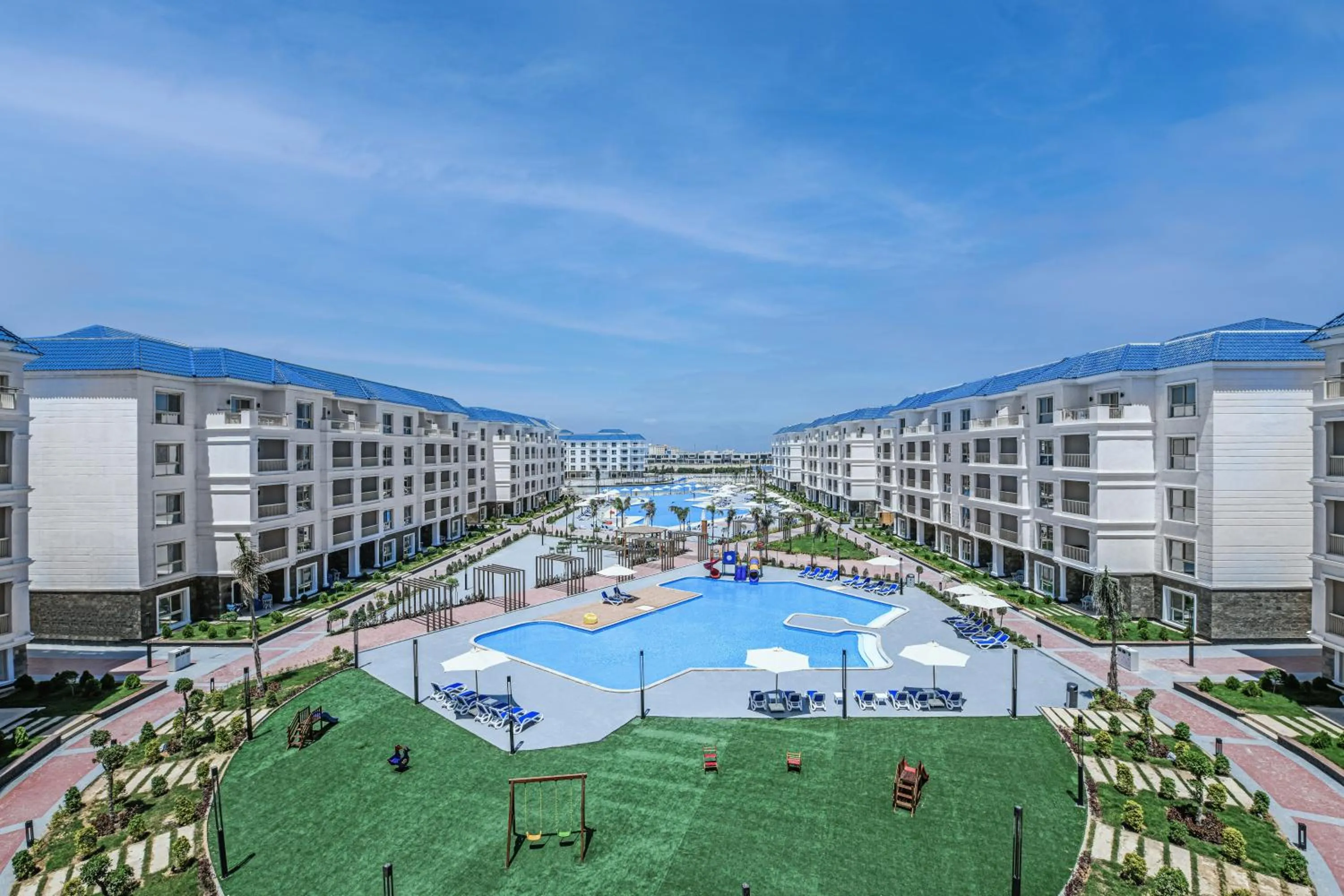 Property building in Azur One Eleven Hotel Alamein