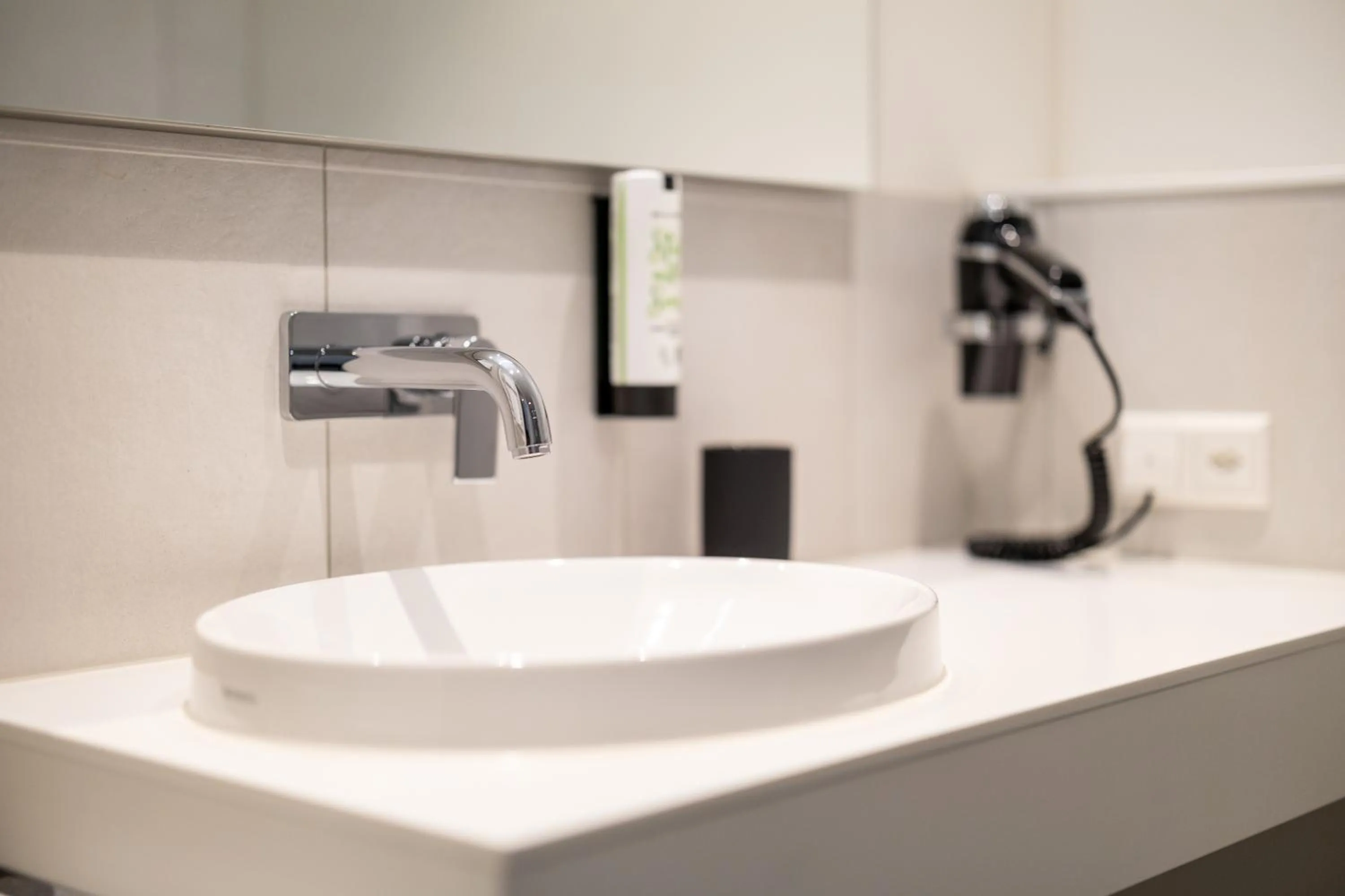 Bathroom in b_smart motel Amriswil