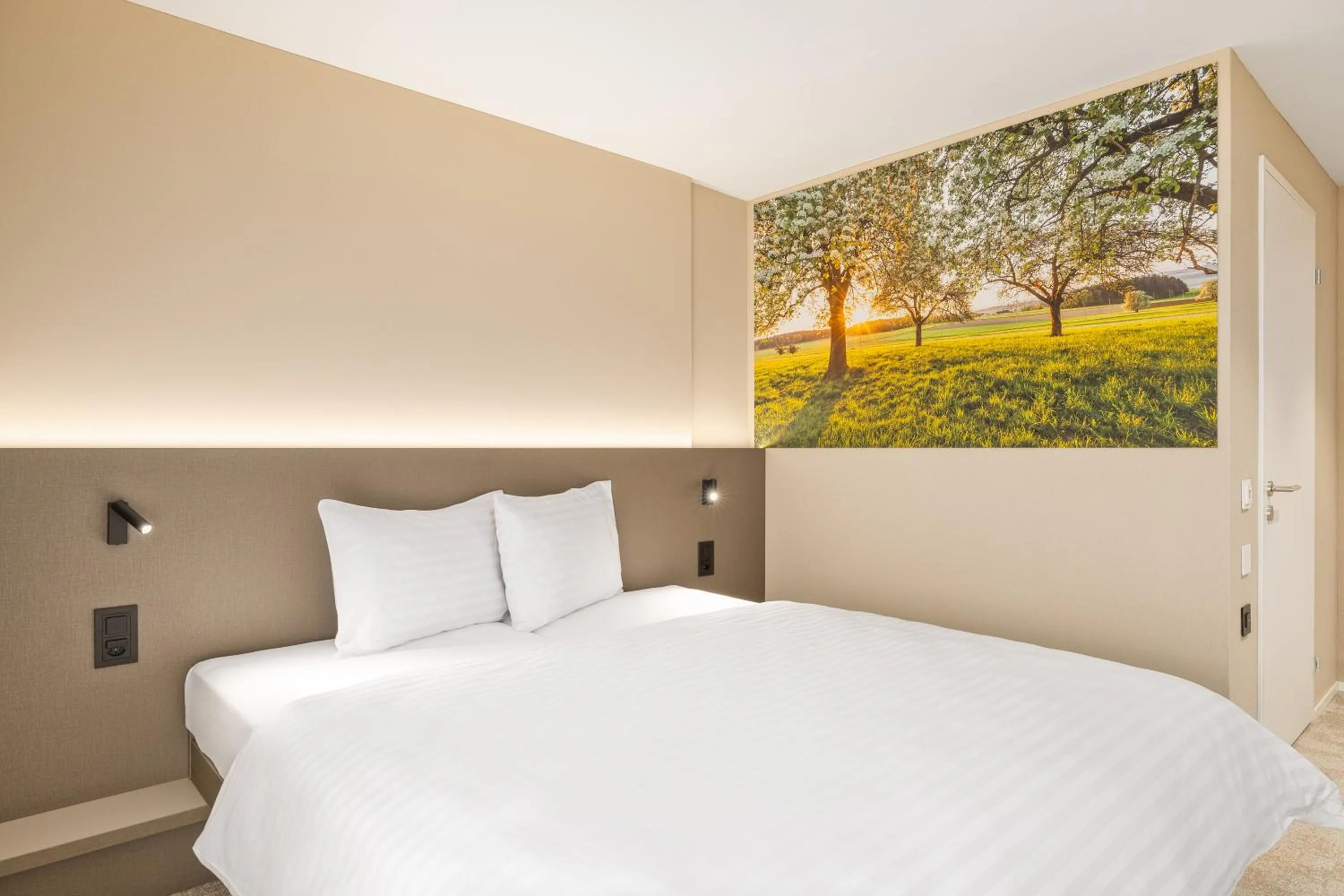 Bed in b_smart motel Amriswil