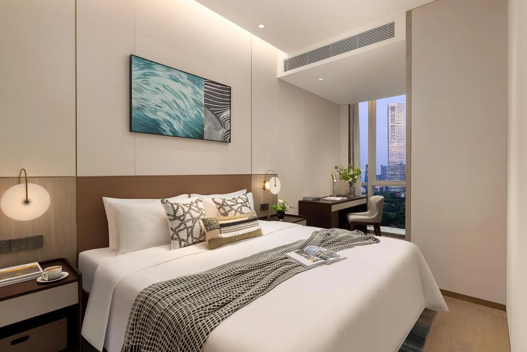 Bedroom, Bed in Somerset QPlex Shenzhen