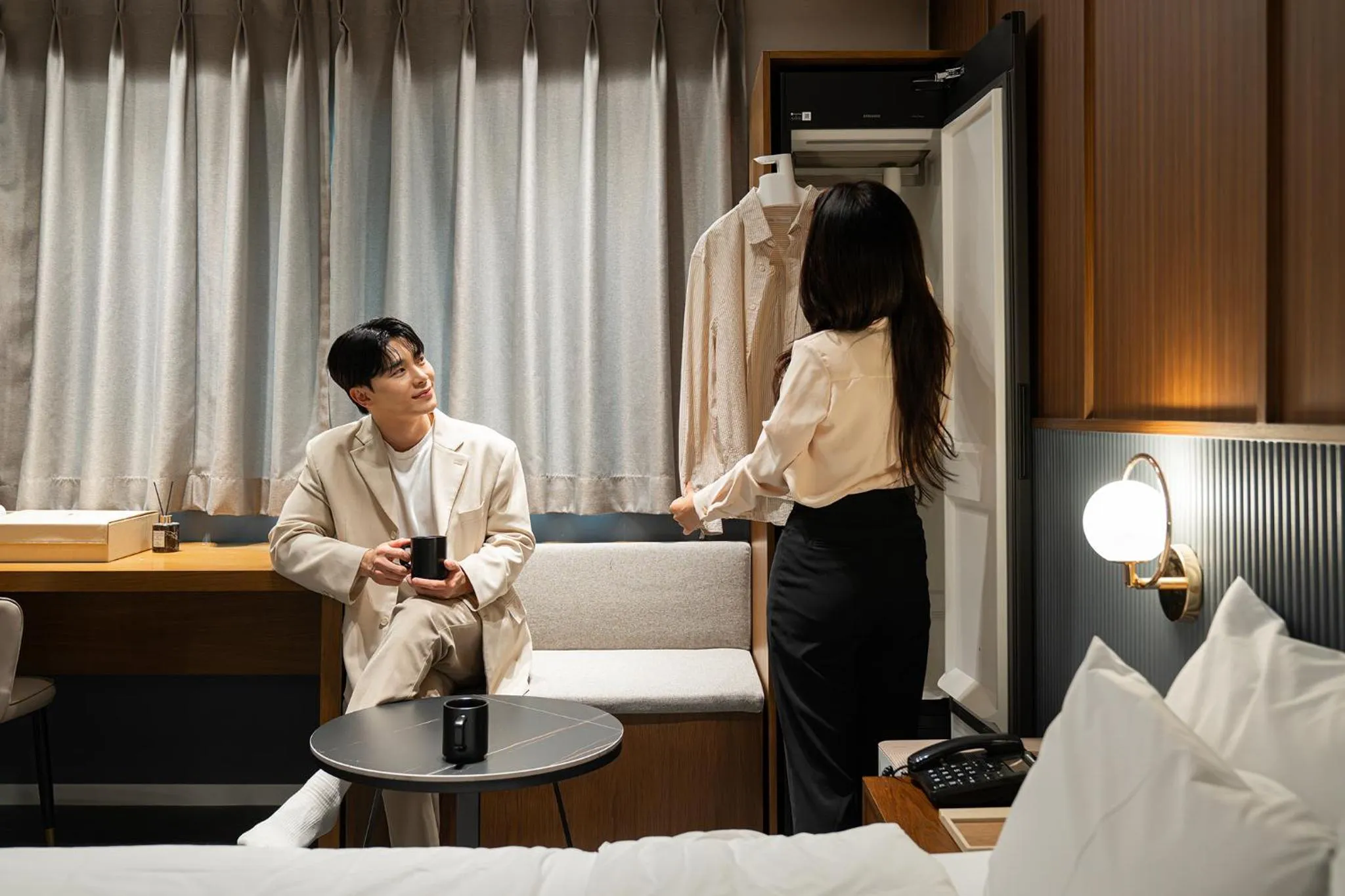 Bed in Browndot Incheon Airport New City