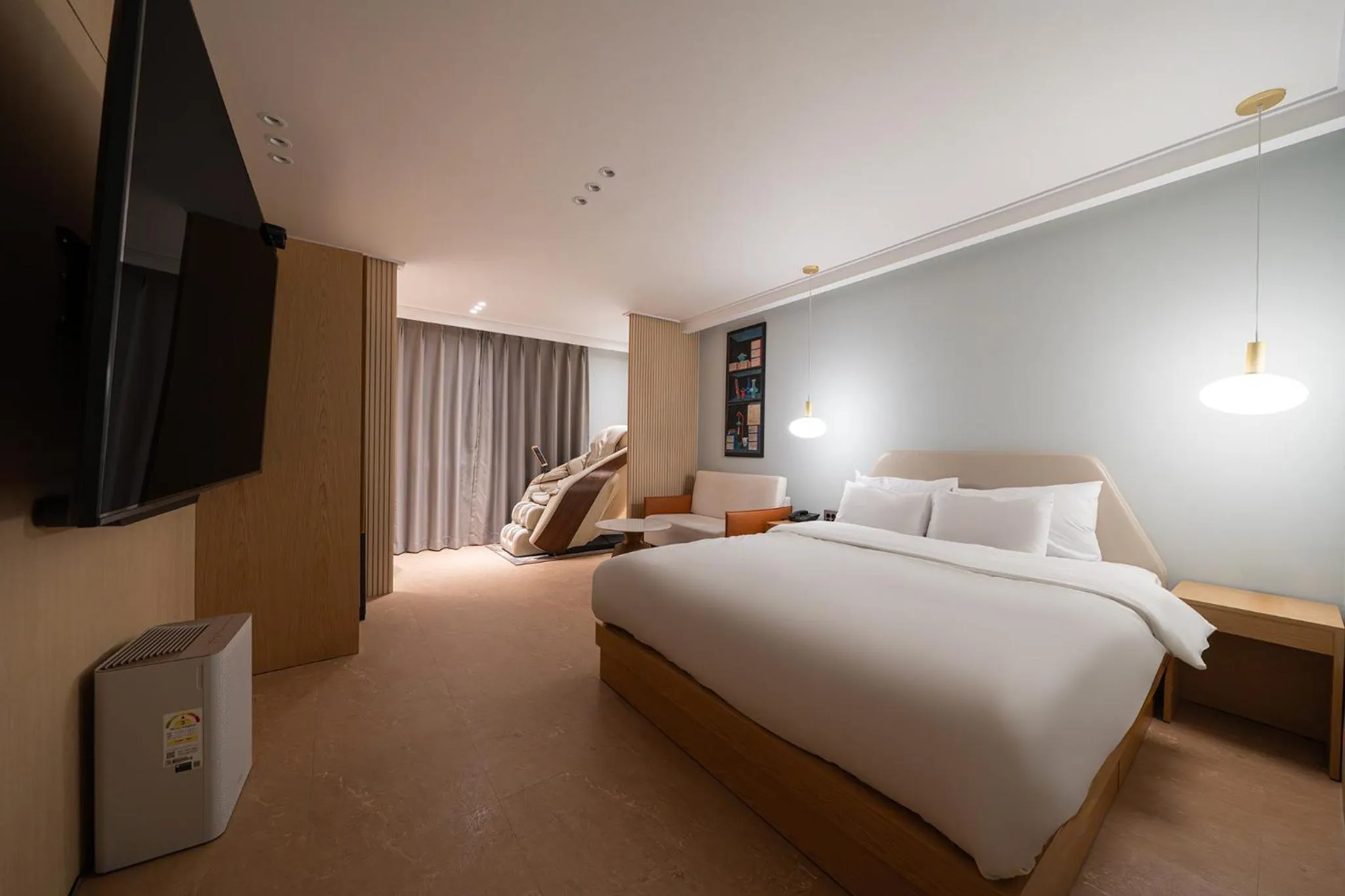 Bed in Browndot Incheon Airport New City