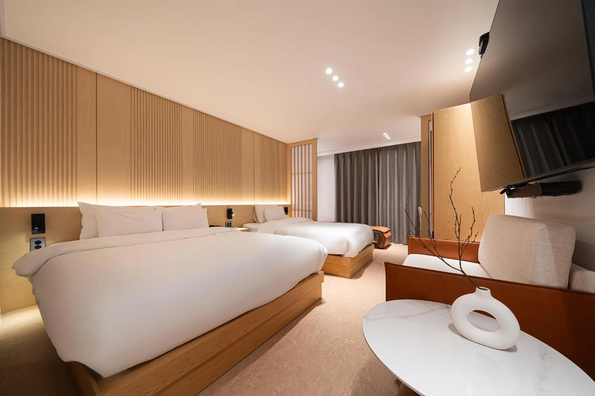 Bed in Browndot Incheon Airport New City