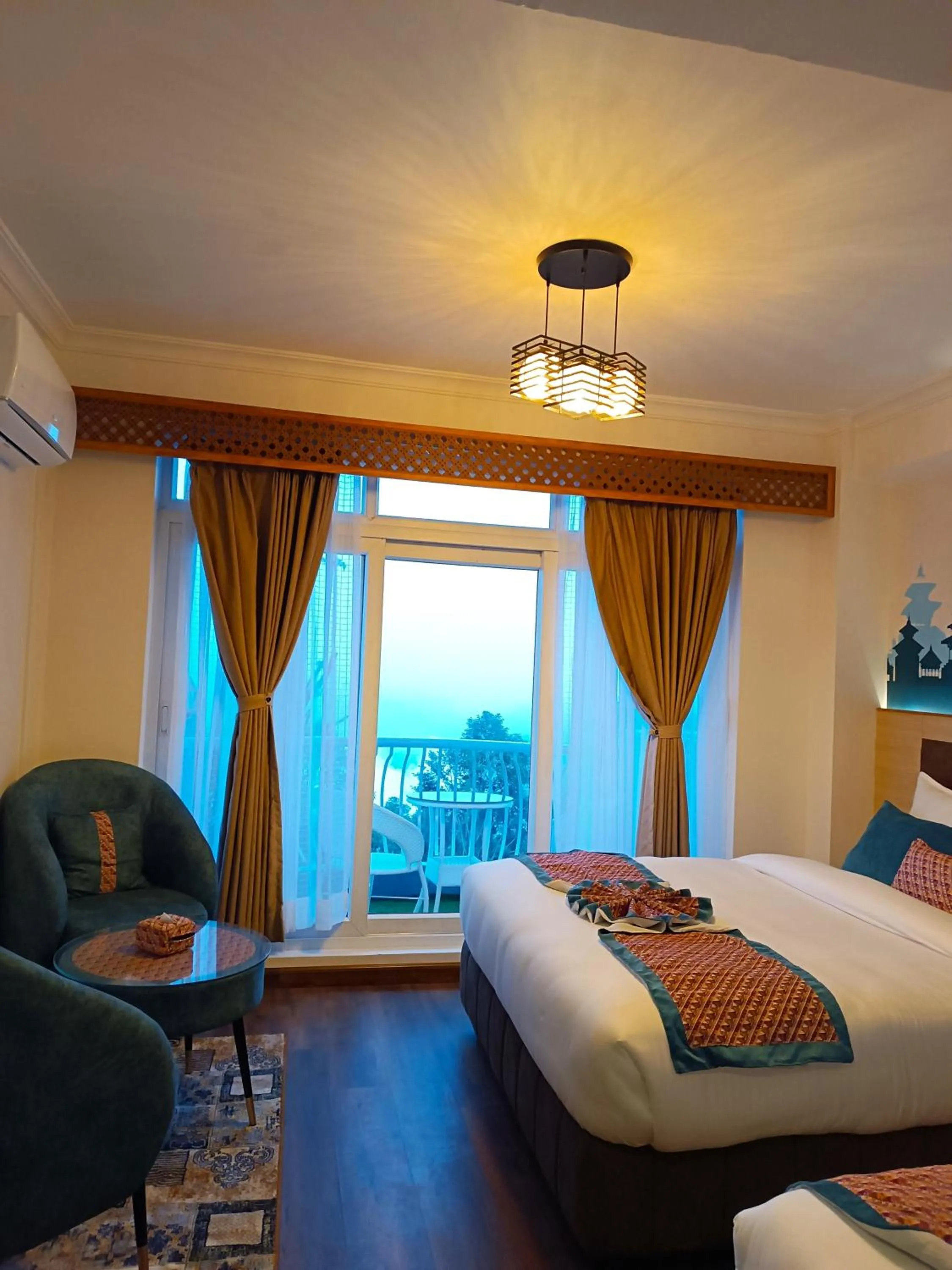 Bed in Mountain Vista Retreat - Nagarkot