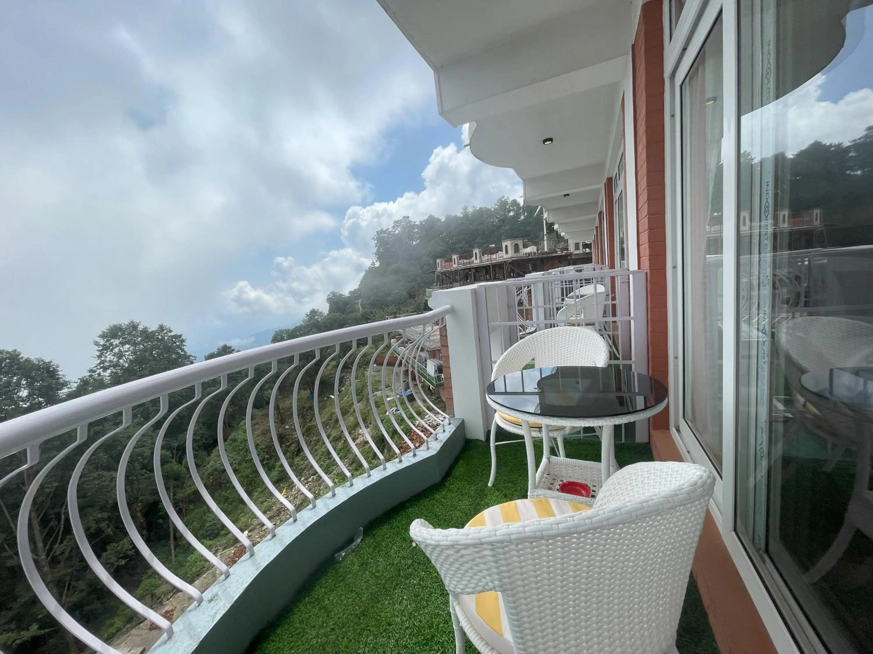 Balcony/Terrace in Mountain Vista Retreat - Nagarkot