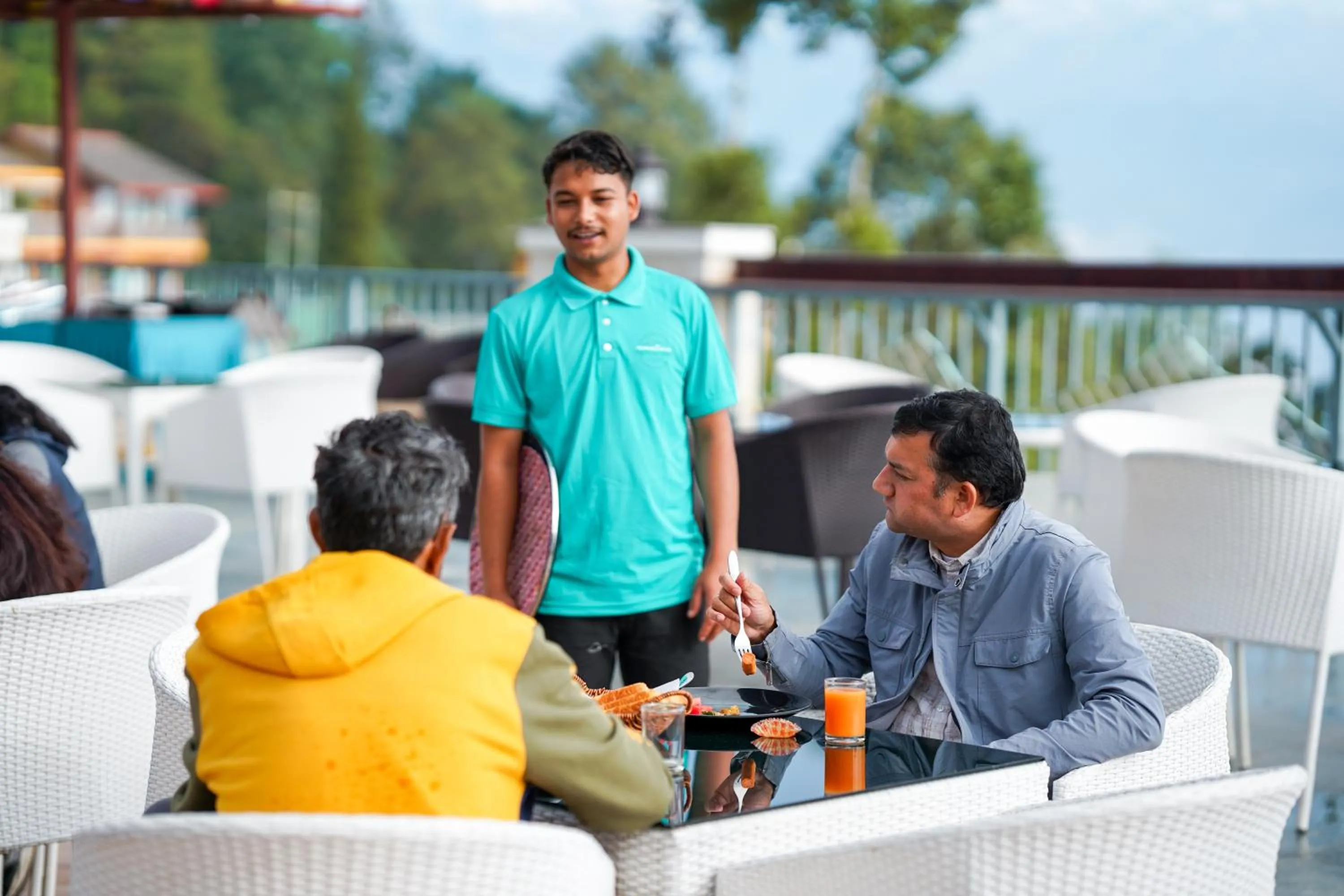 group of guests in Mountain Vista Retreat - Nagarkot