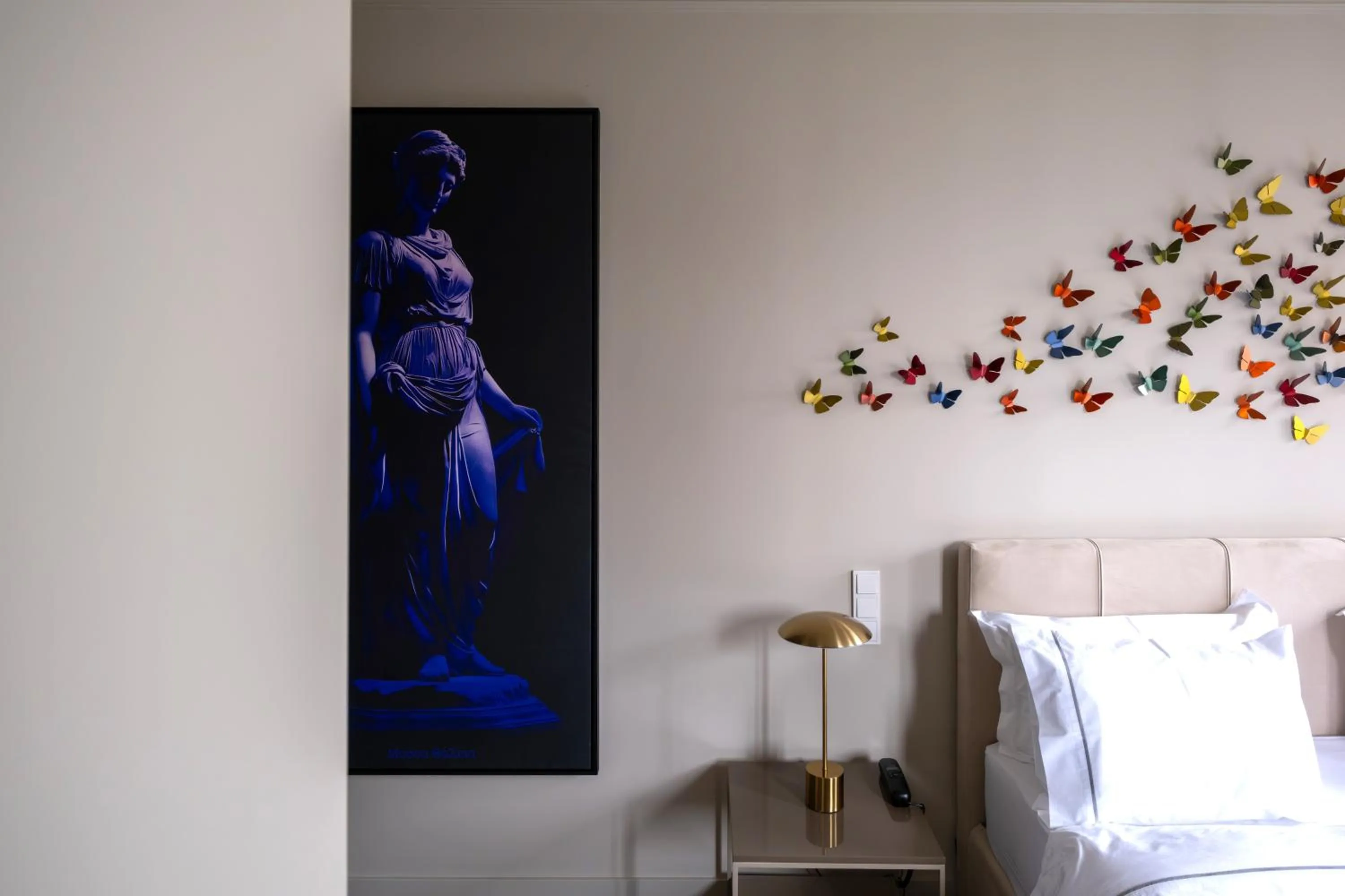 Photo of the whole room, Bed in Nine Athens Hotel