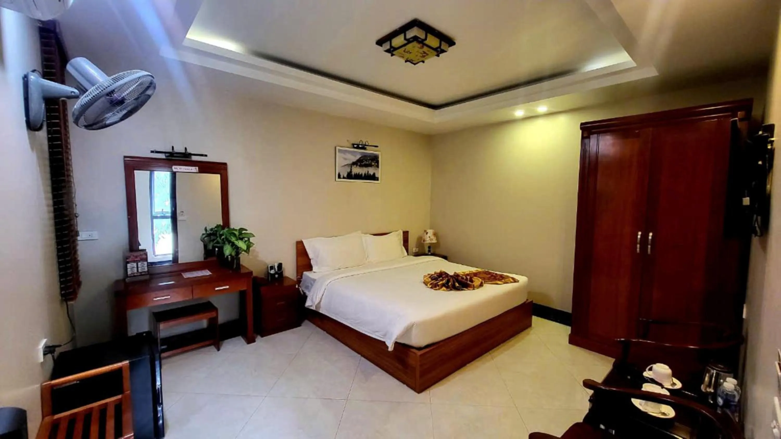 Bed in New Sun Hotel Sapa