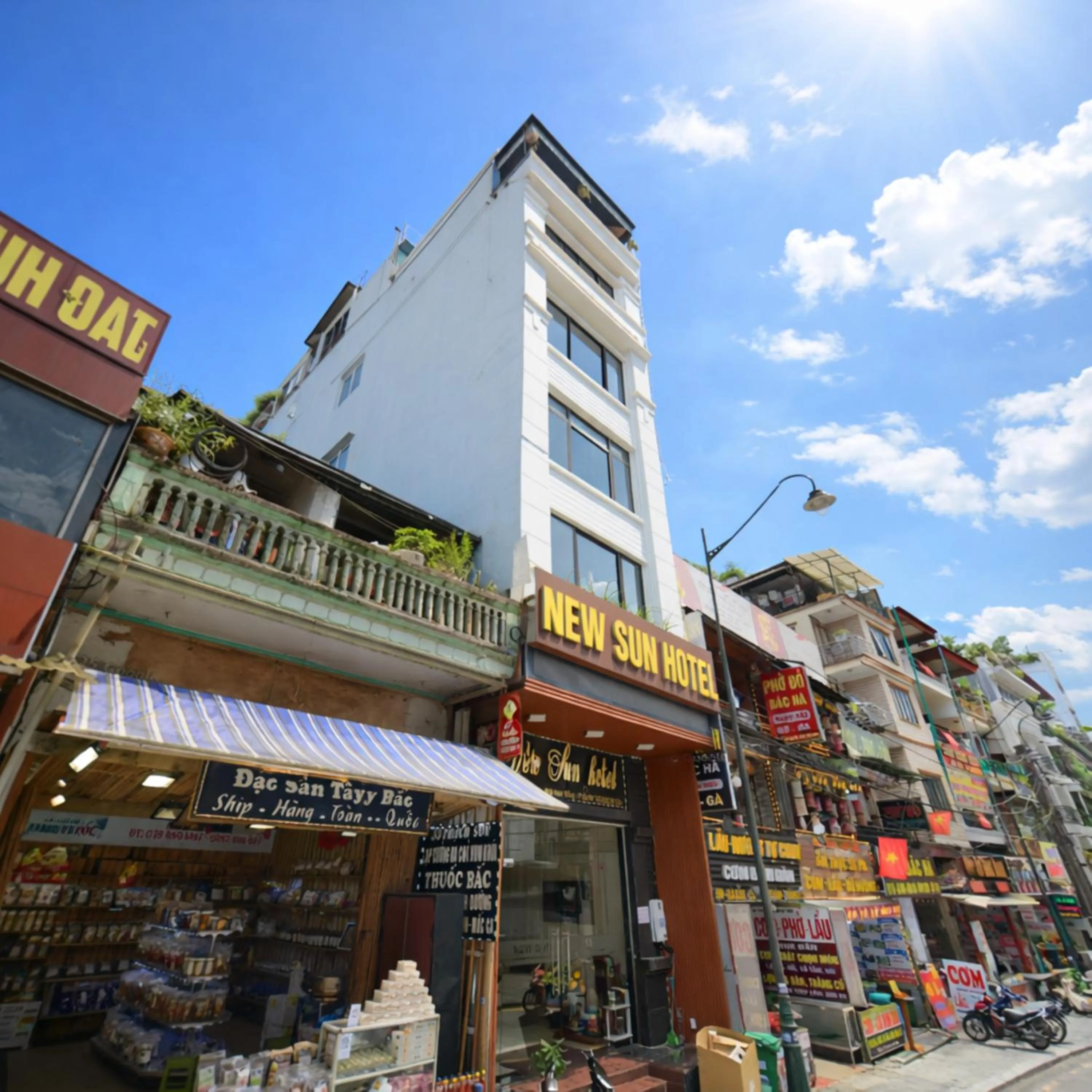 Property building in New Sun Hotel Sapa