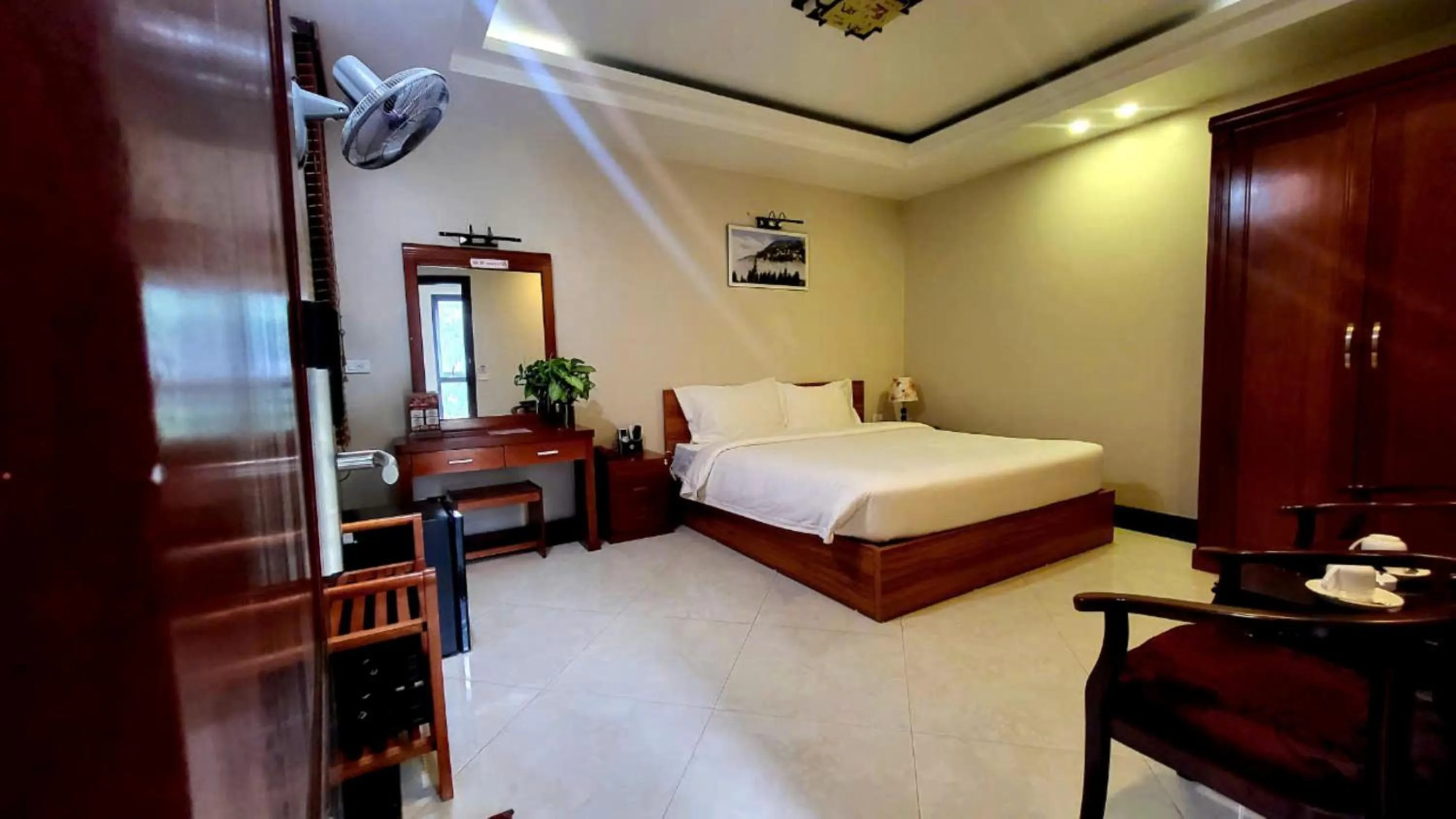 Bed in New Sun Hotel Sapa