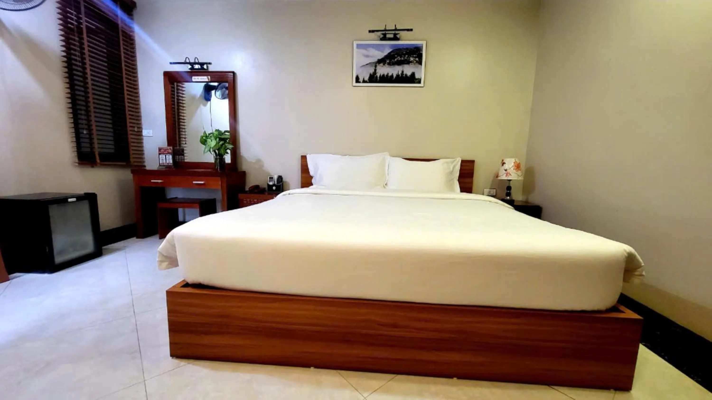 Bed in New Sun Hotel Sapa