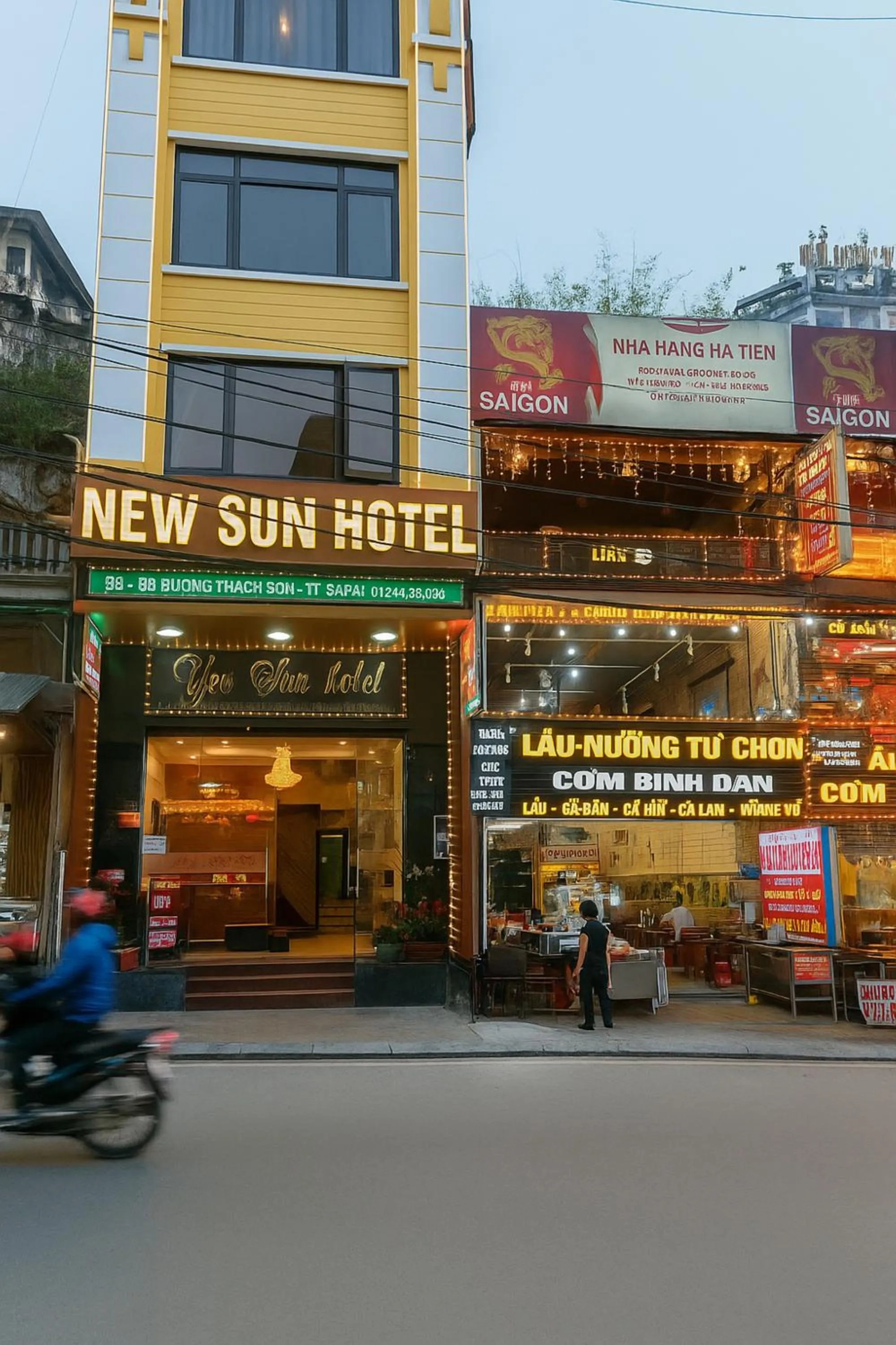 Property building in New Sun Hotel Sapa