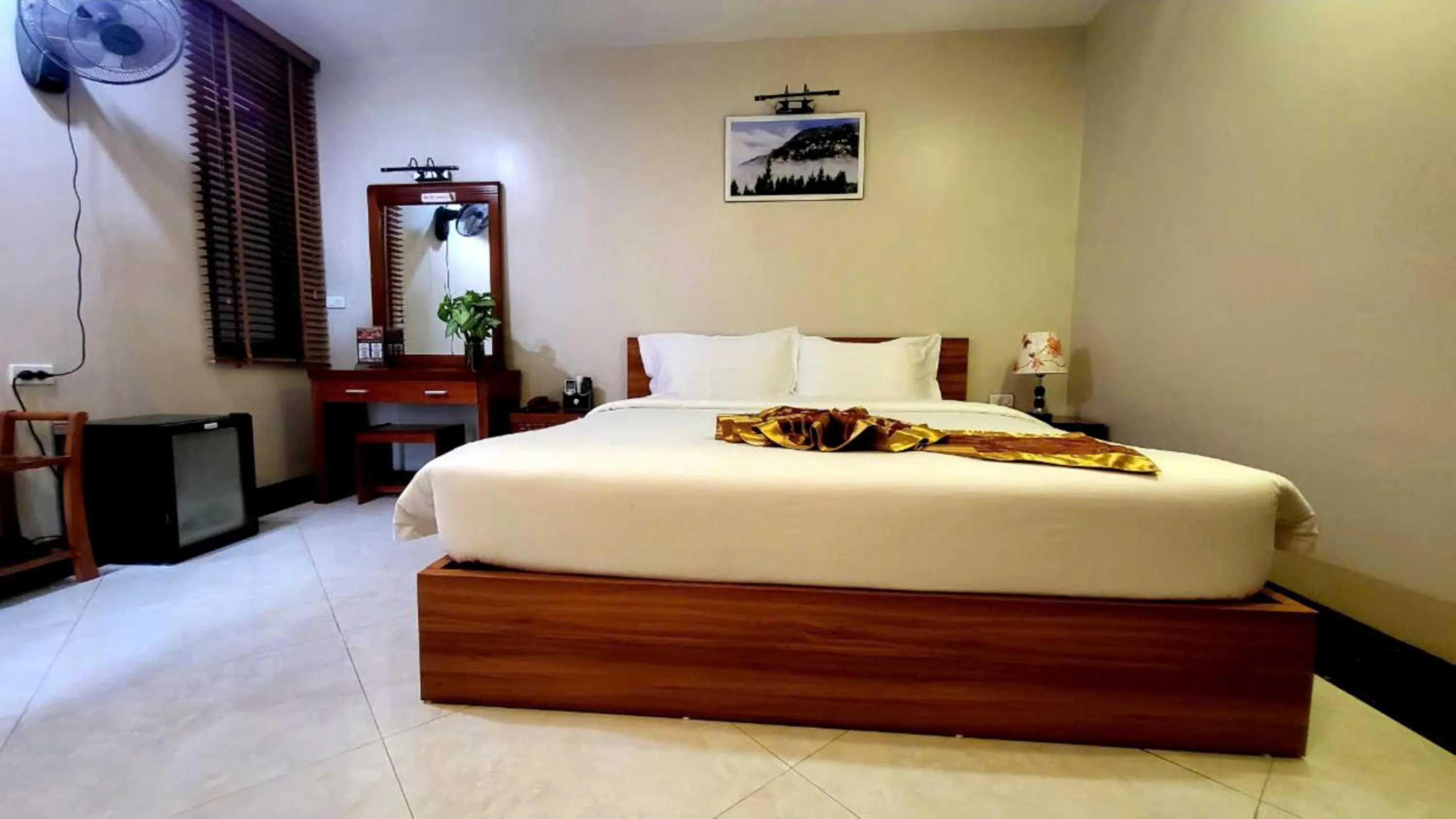 Bedroom, Bed in New Sun Hotel Sapa