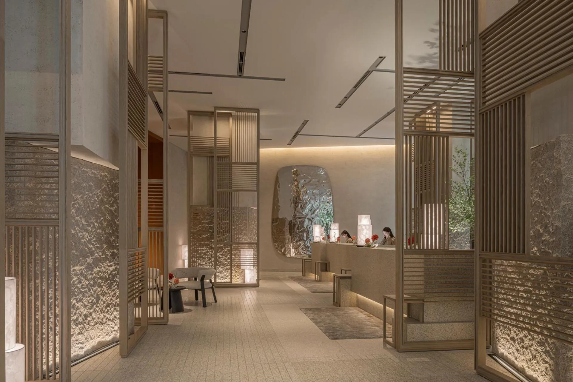 Lobby or reception in Four Seasons Hotel Osaka