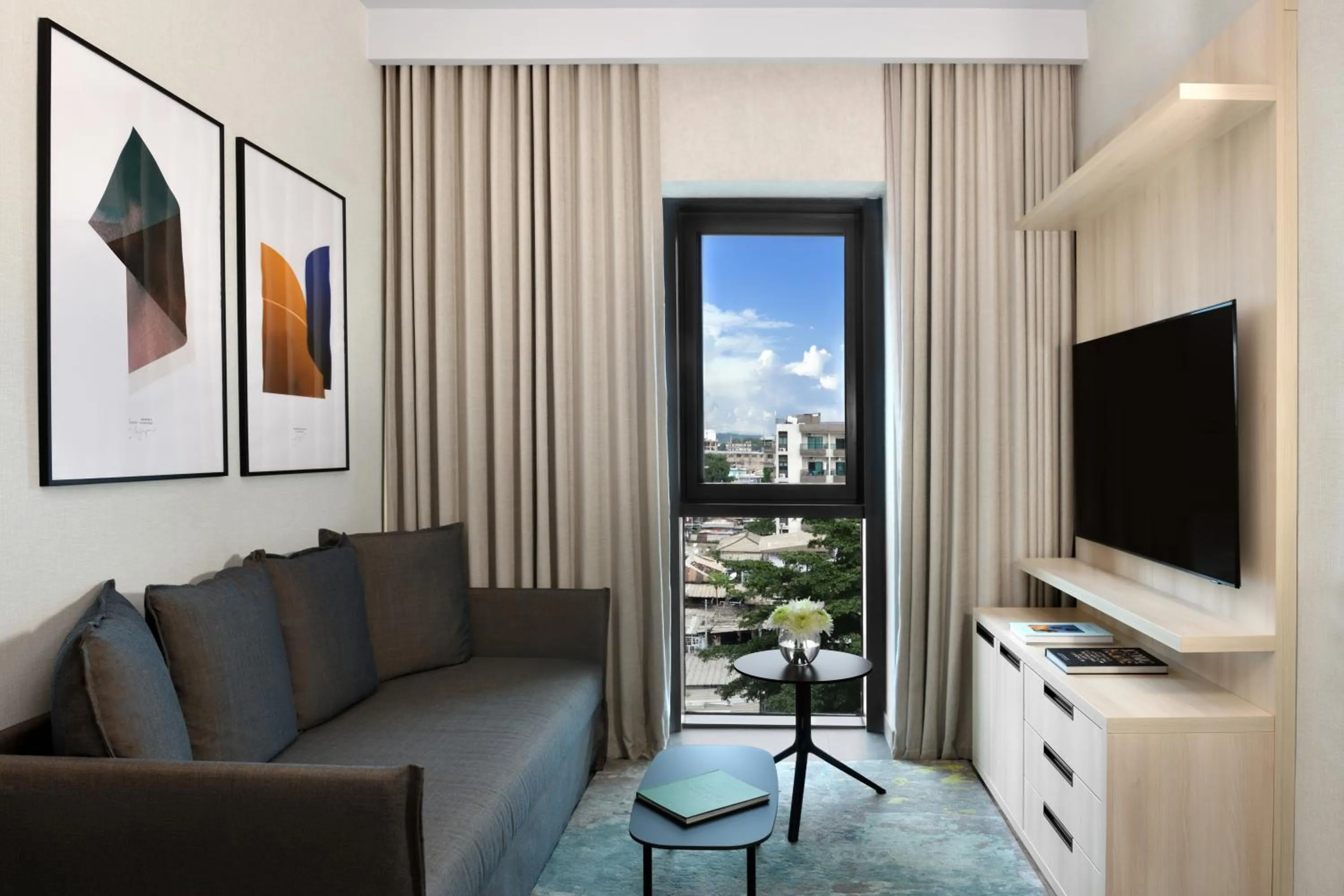 Bedroom in Aparthotel Adagio Abidjan Marcory