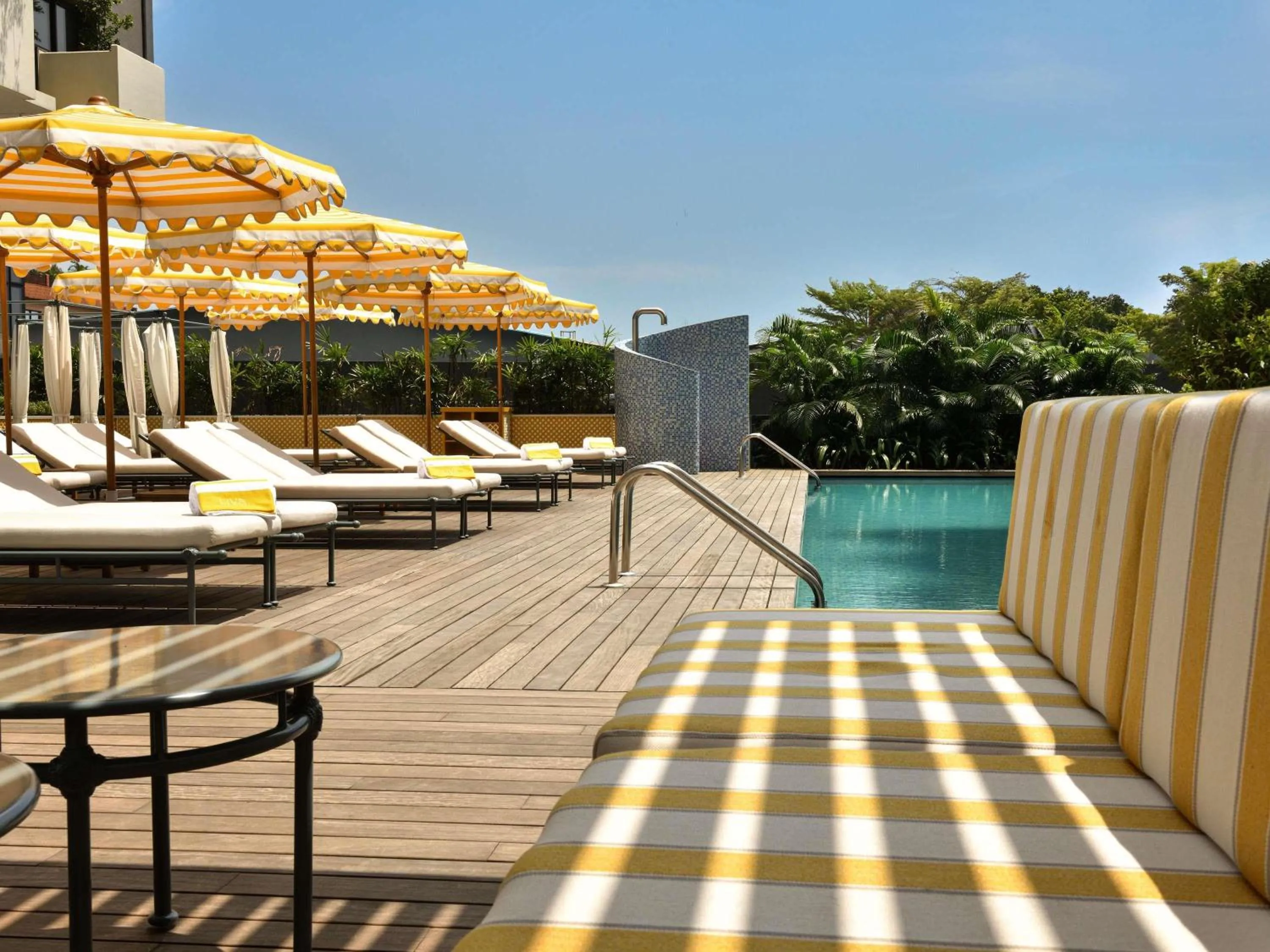 Pool view in Aparthotel Adagio Abidjan Marcory