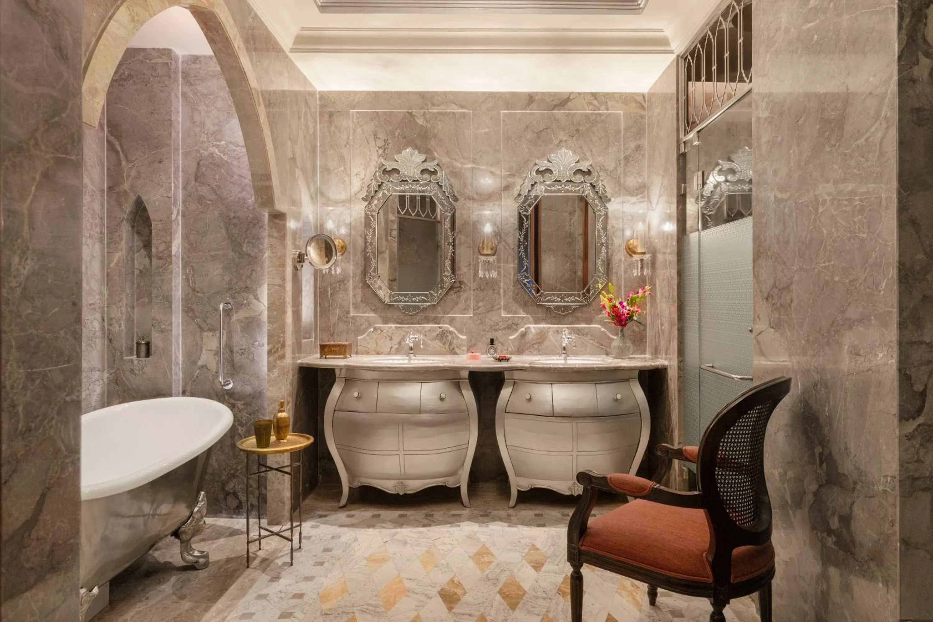 Bathroom in Raffles Jaipur