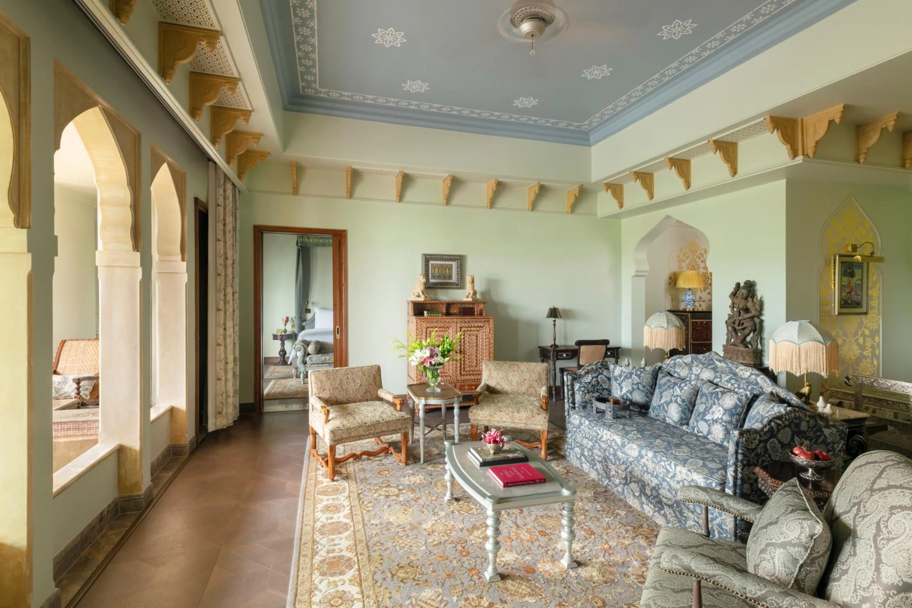 Living room in Raffles Jaipur