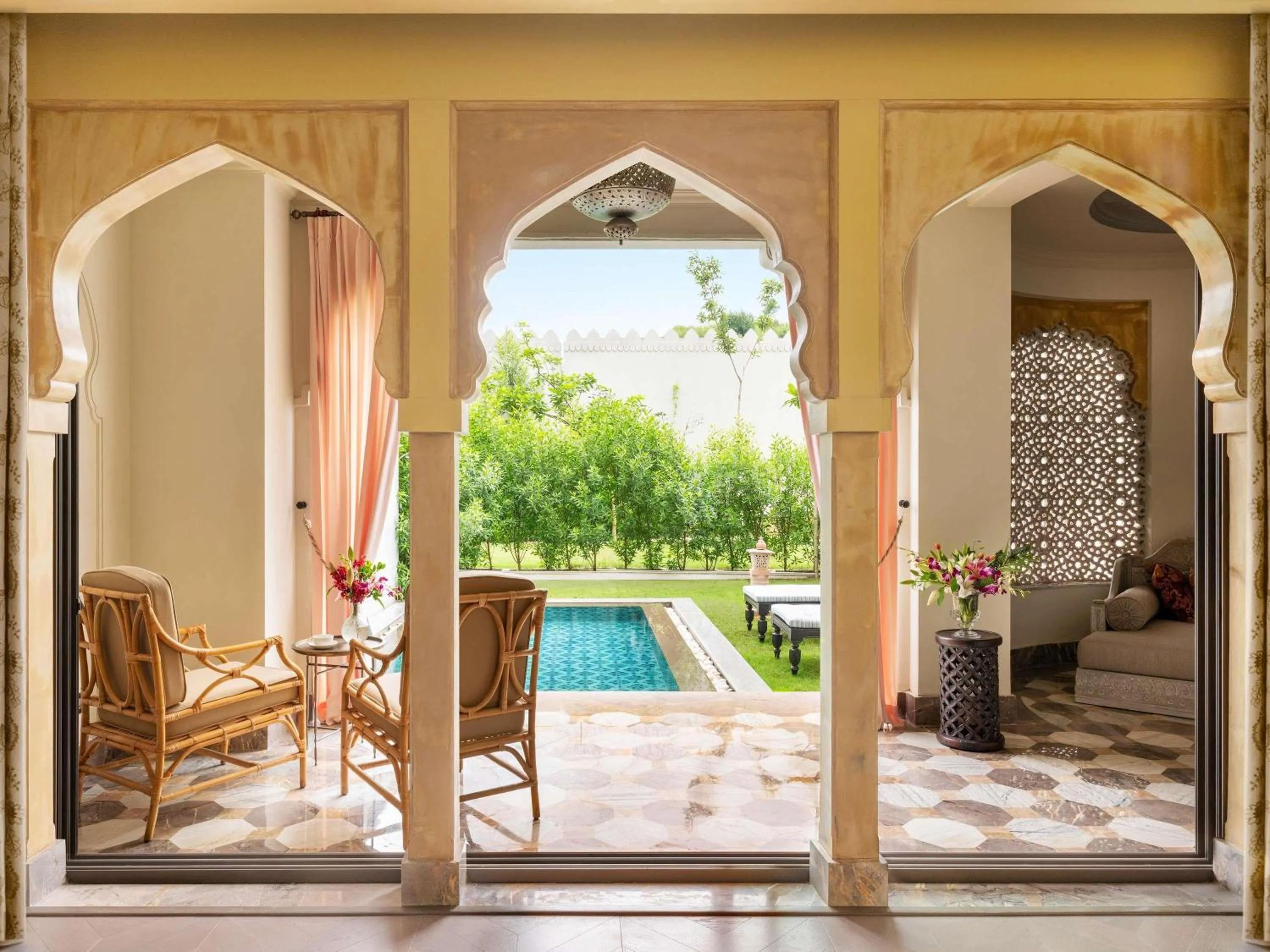 Bedroom in Raffles Jaipur