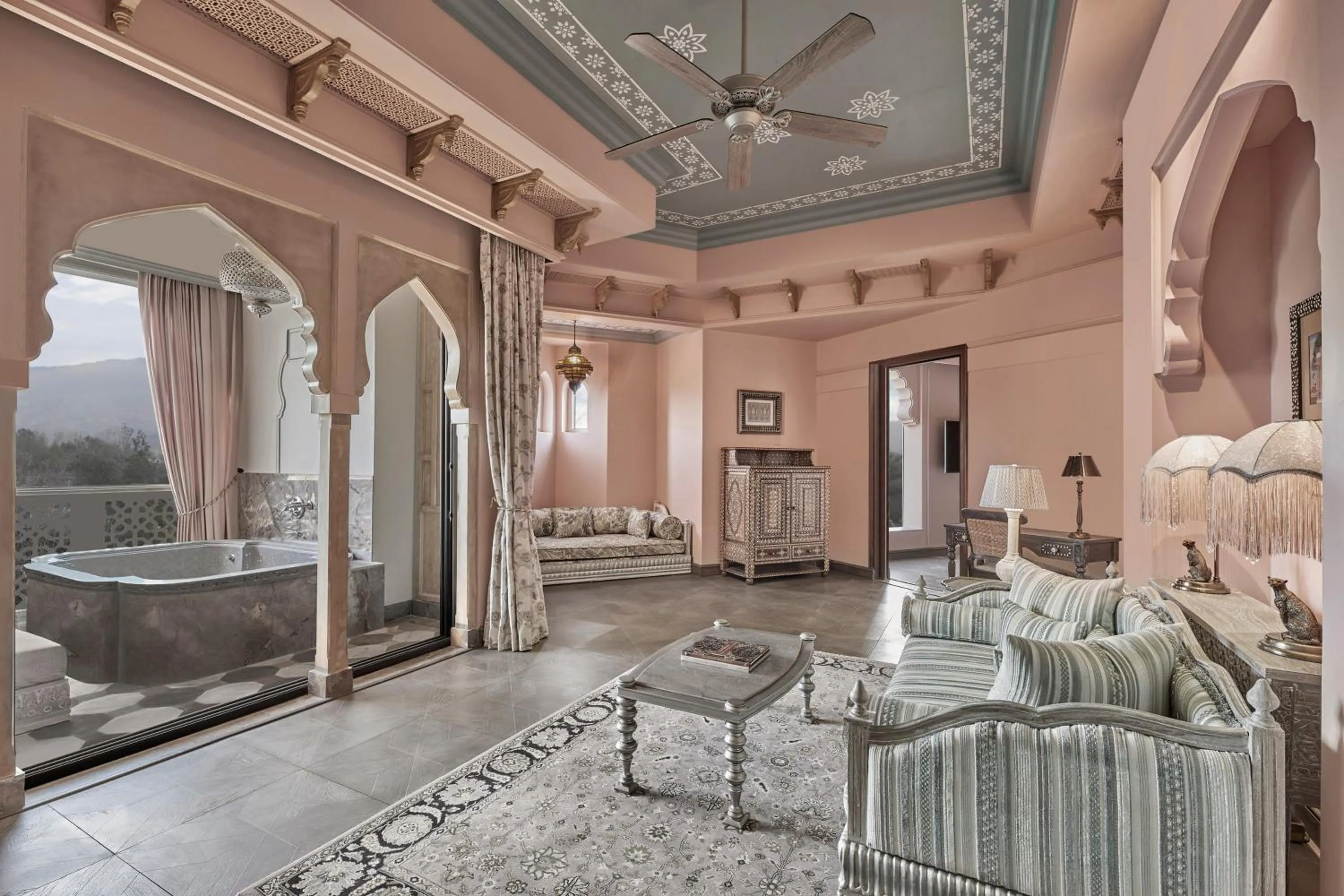 Living room in Raffles Jaipur