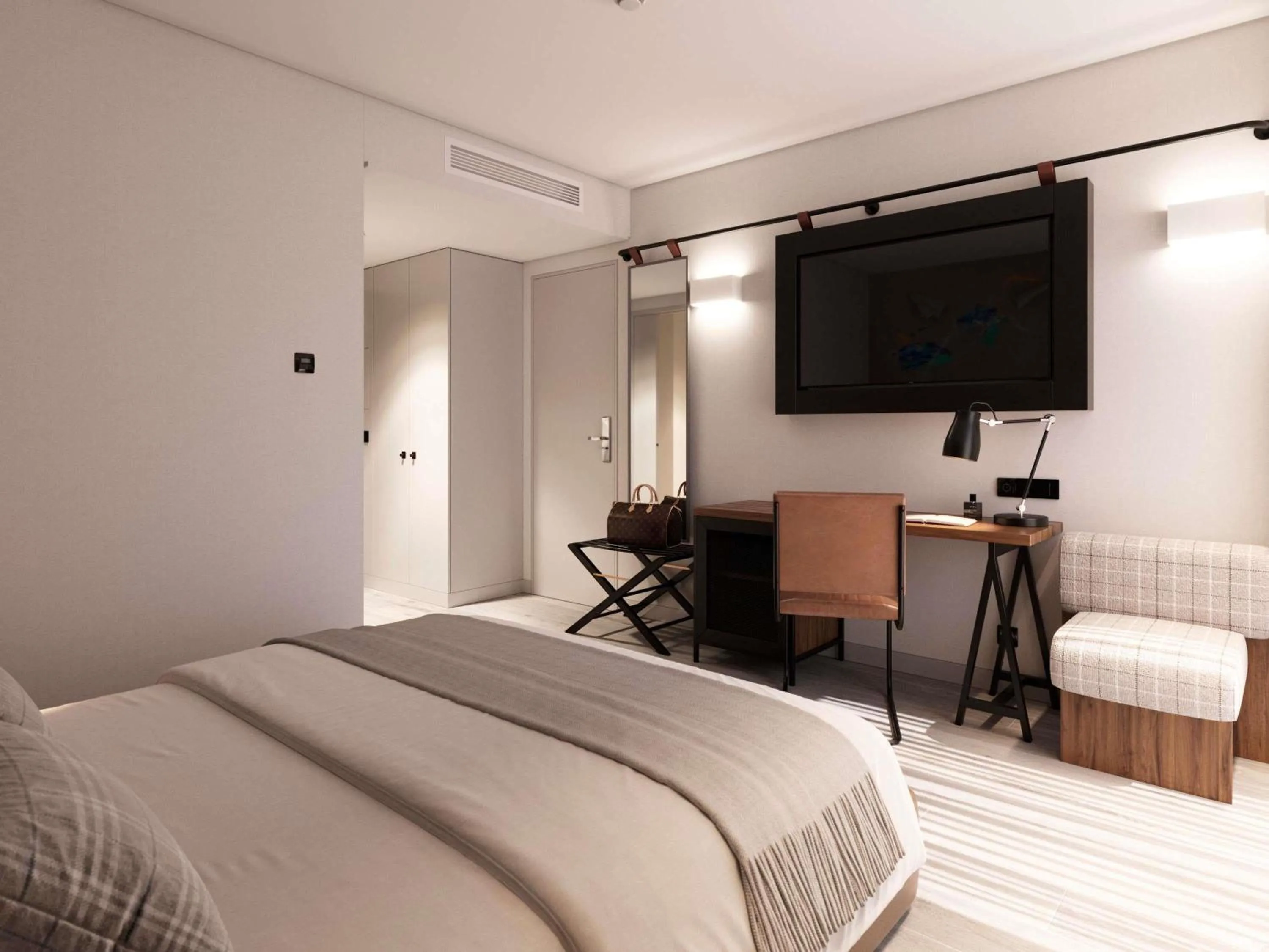 Bedroom, Bed in ibis Styles Lisboa Aeroporto