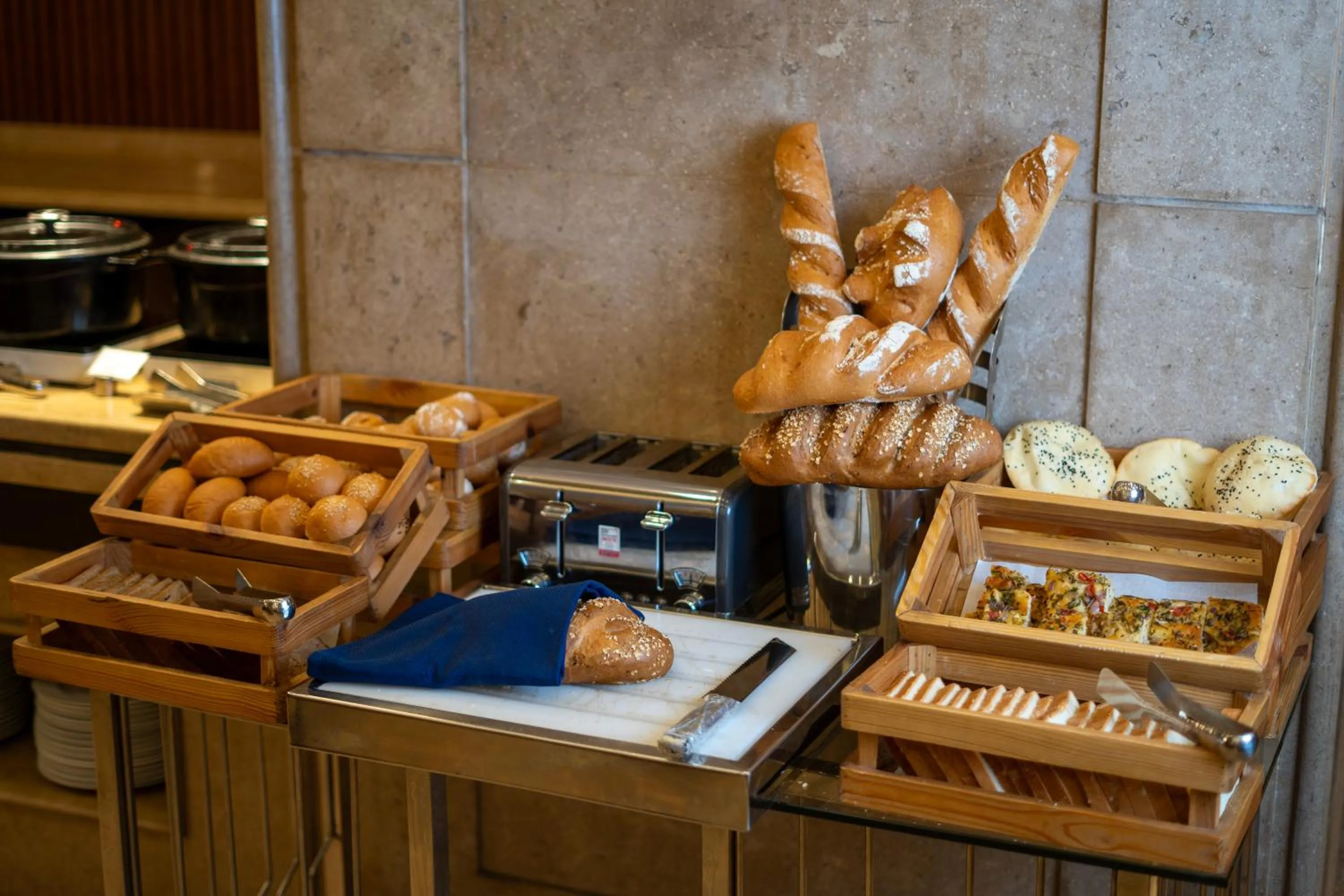 Buffet breakfast in Stay Inn Pyramids Hotel