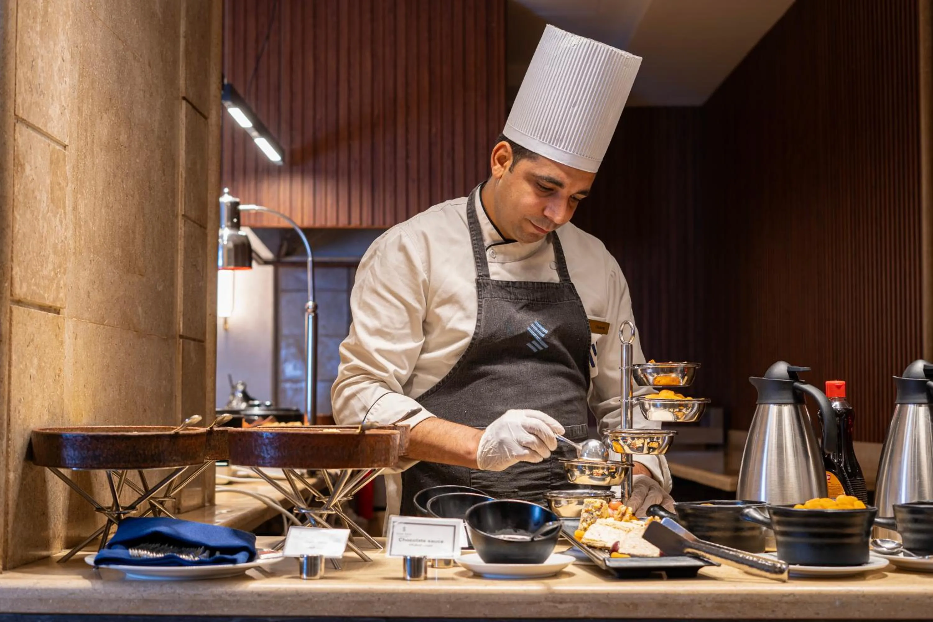 Buffet breakfast in Stay Inn Pyramids Hotel