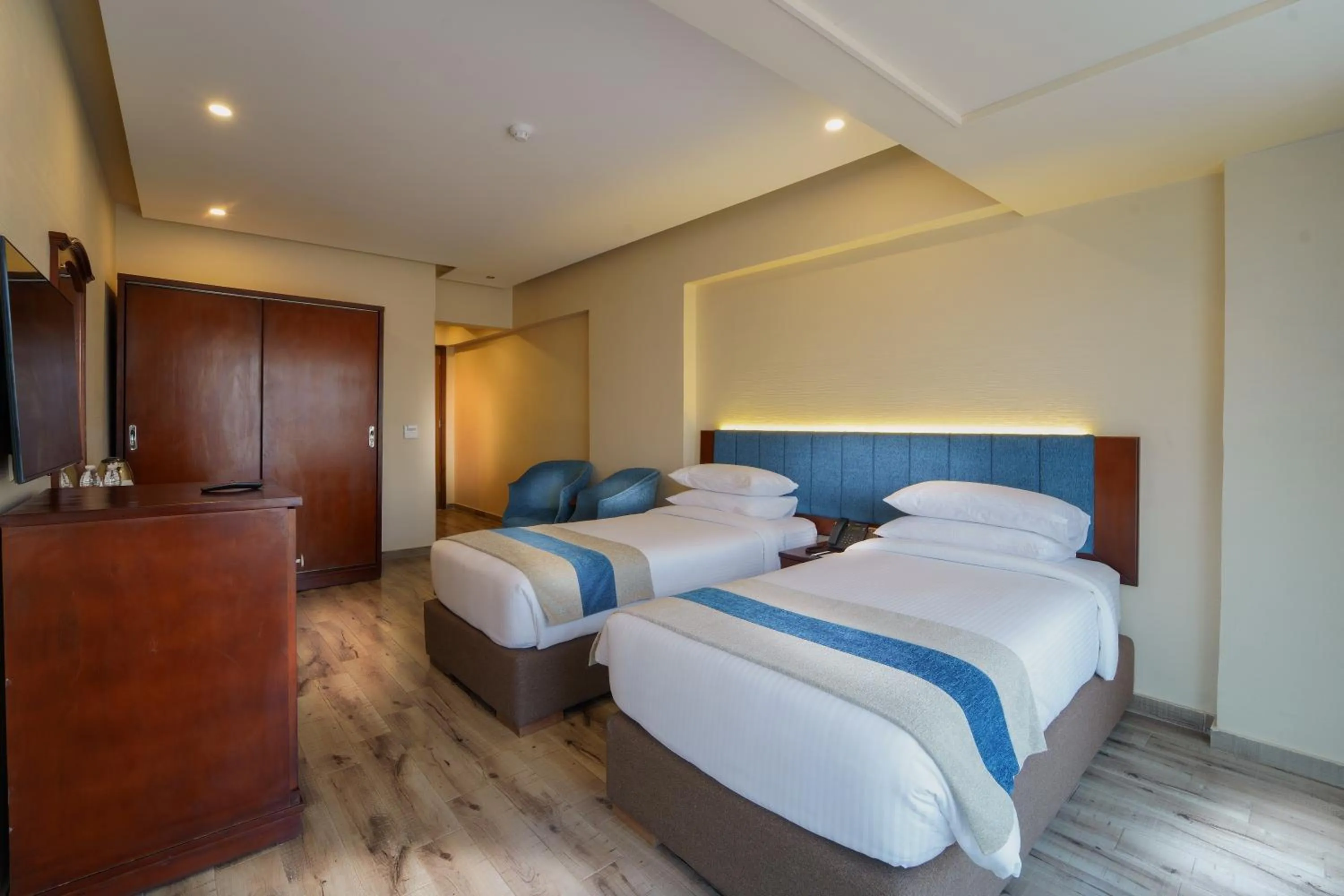 Bed in Stay Inn Pyramids Hotel