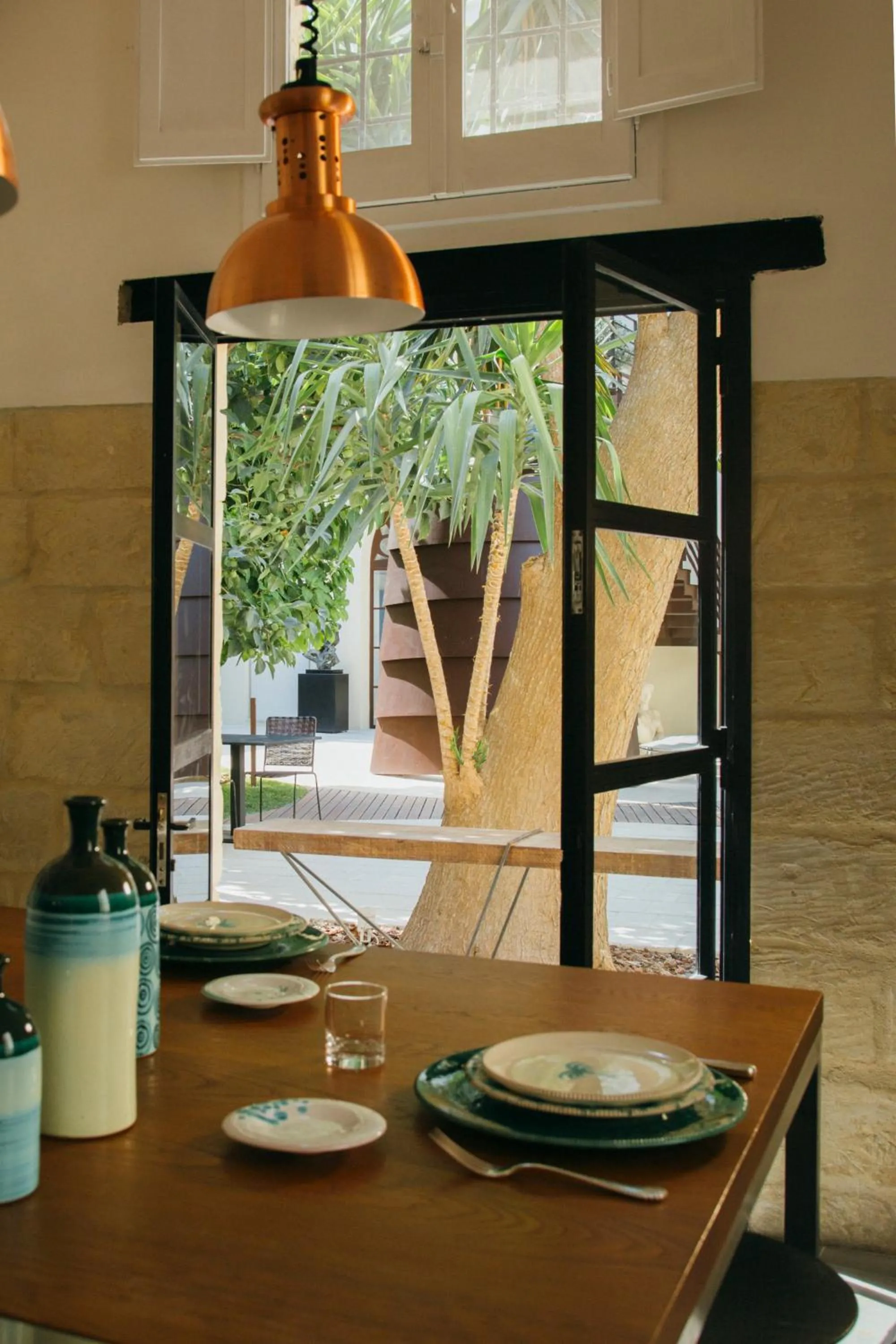 Garden view in Fiermonte Museum by La Fiermontina