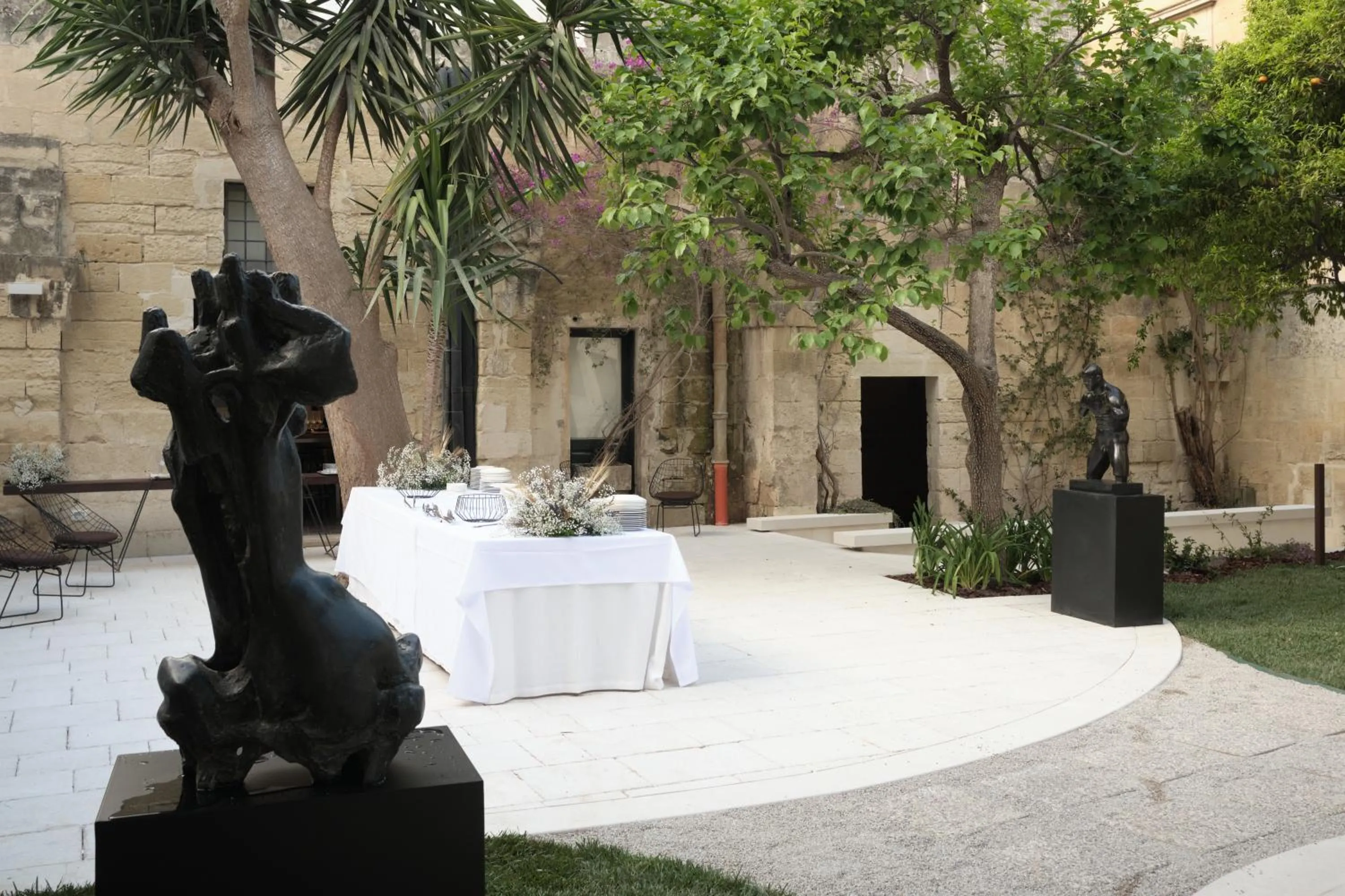 Garden in Fiermonte Museum by La Fiermontina