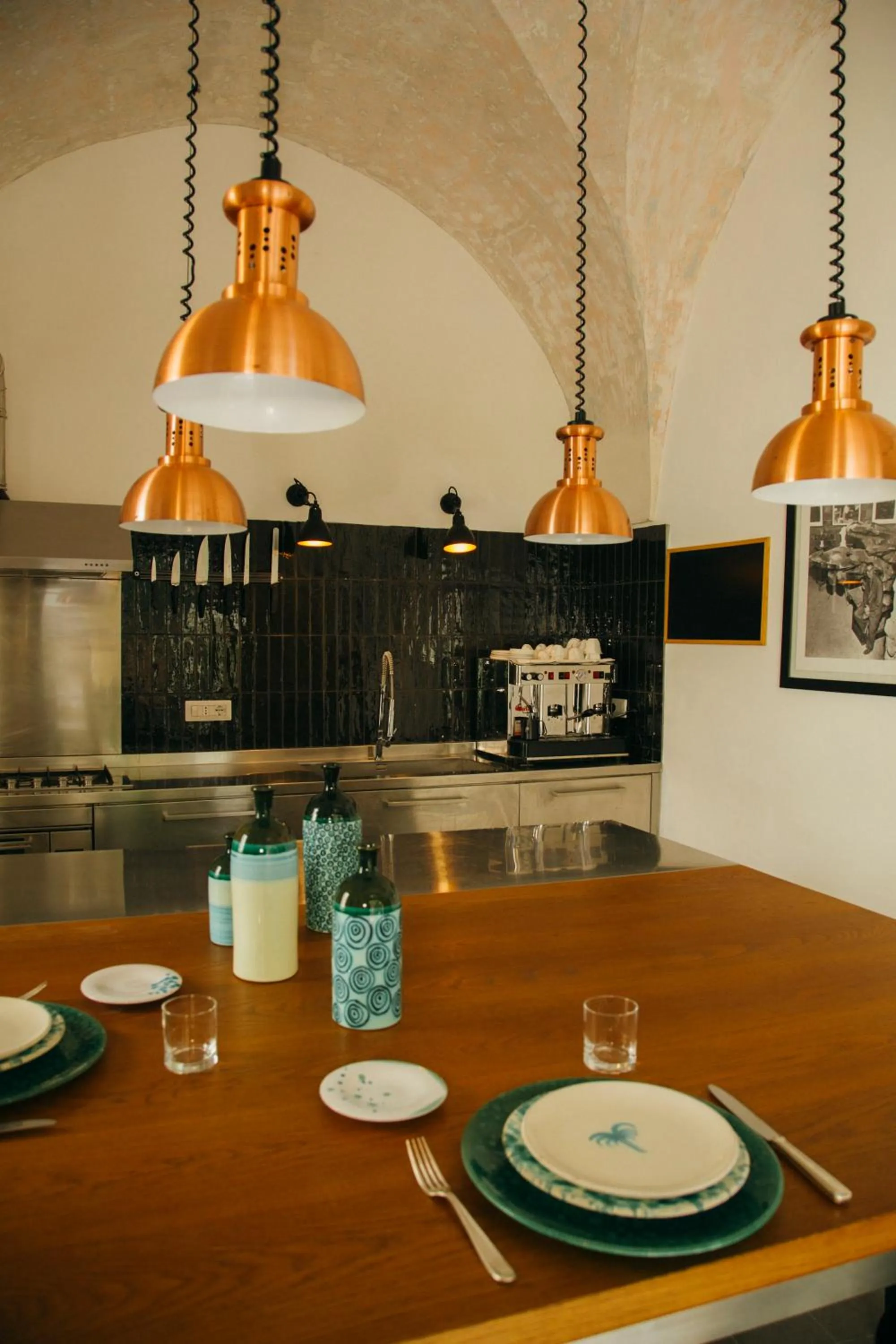 Kitchen or kitchenette in Fiermonte Museum by La Fiermontina