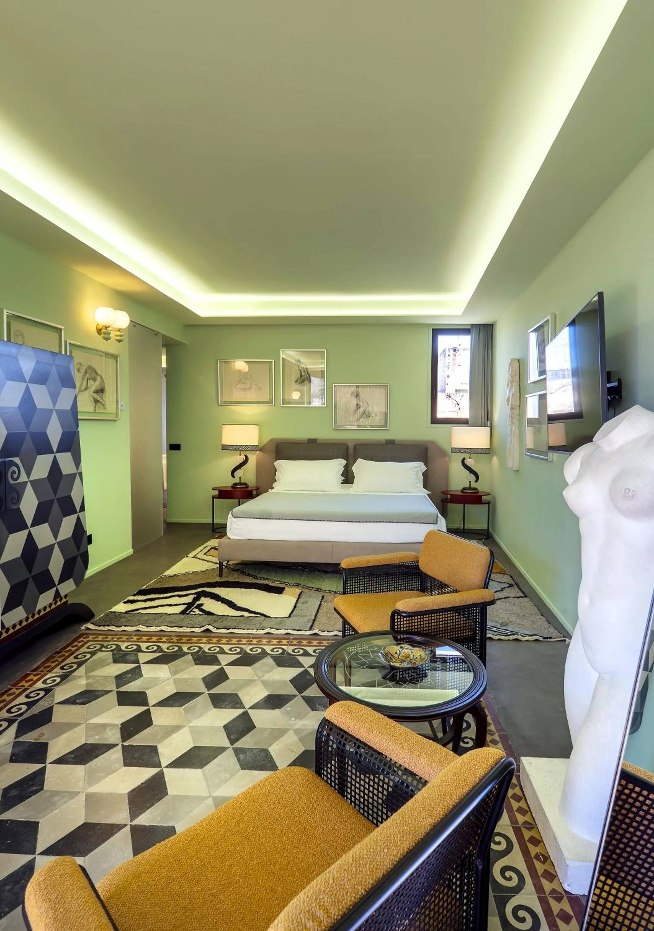 Bedroom, Bed in Fiermonte Museum by La Fiermontina