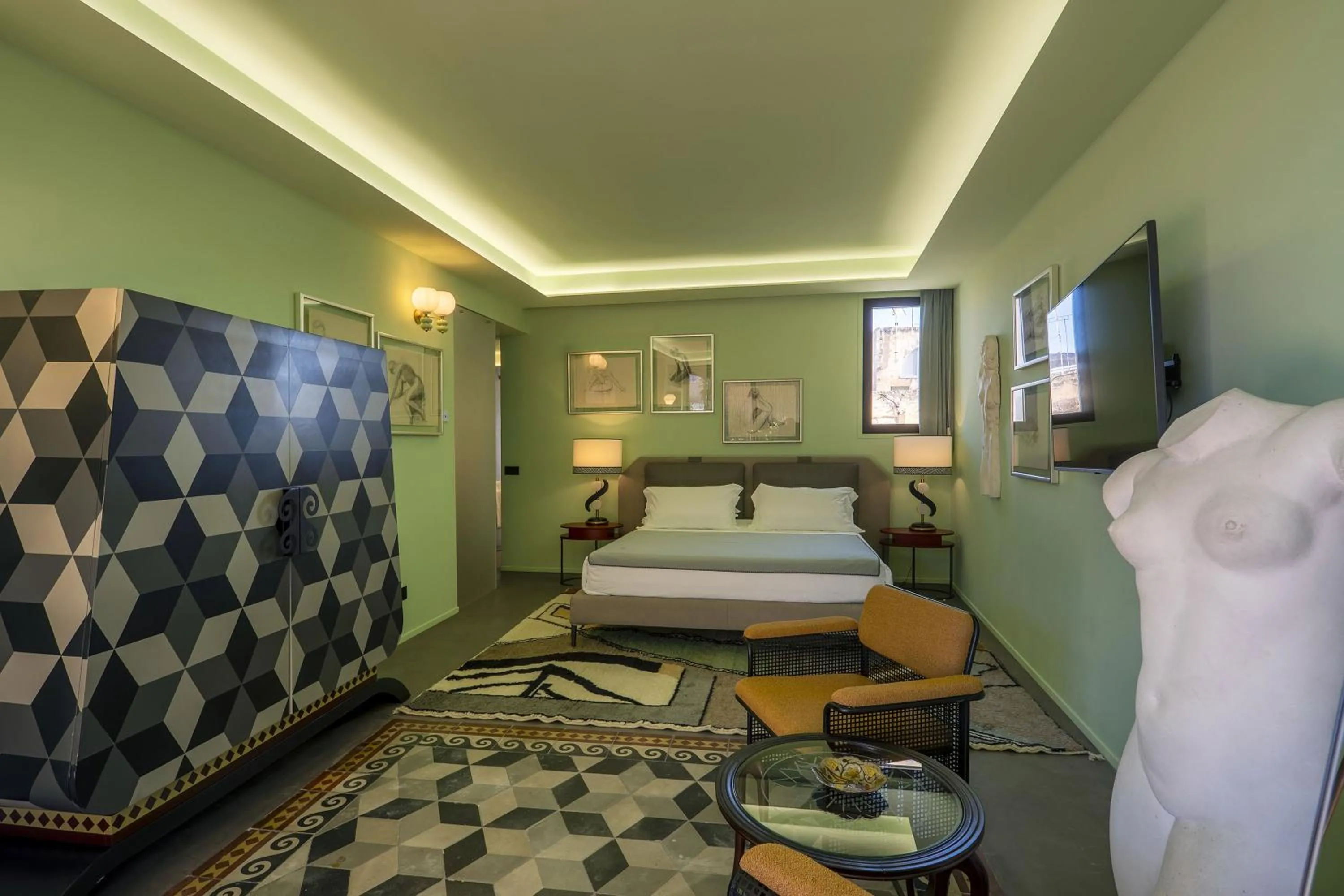 Bedroom, Bed in Fiermonte Museum by La Fiermontina