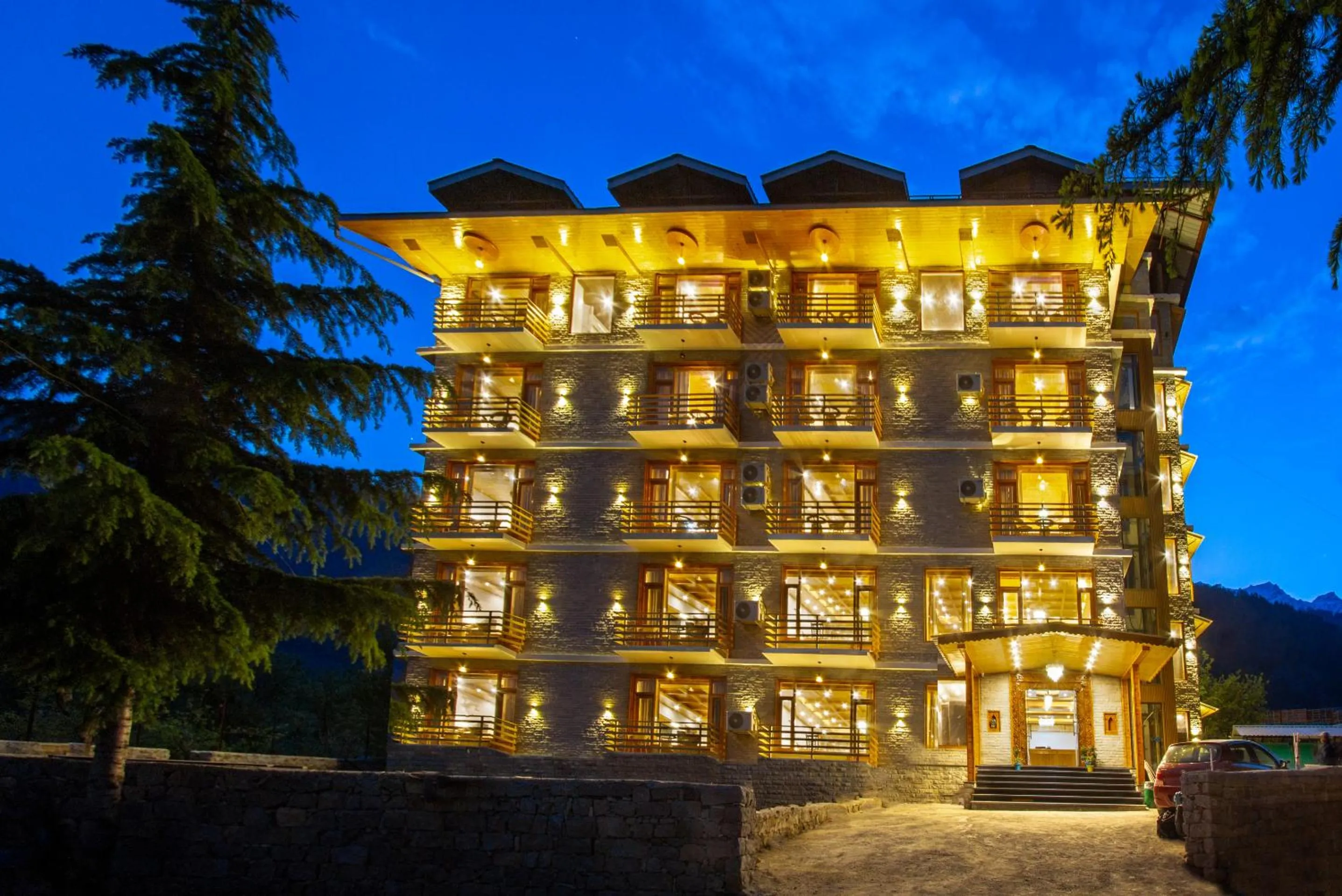 Property building in Tripli Hotels Namaste Manali