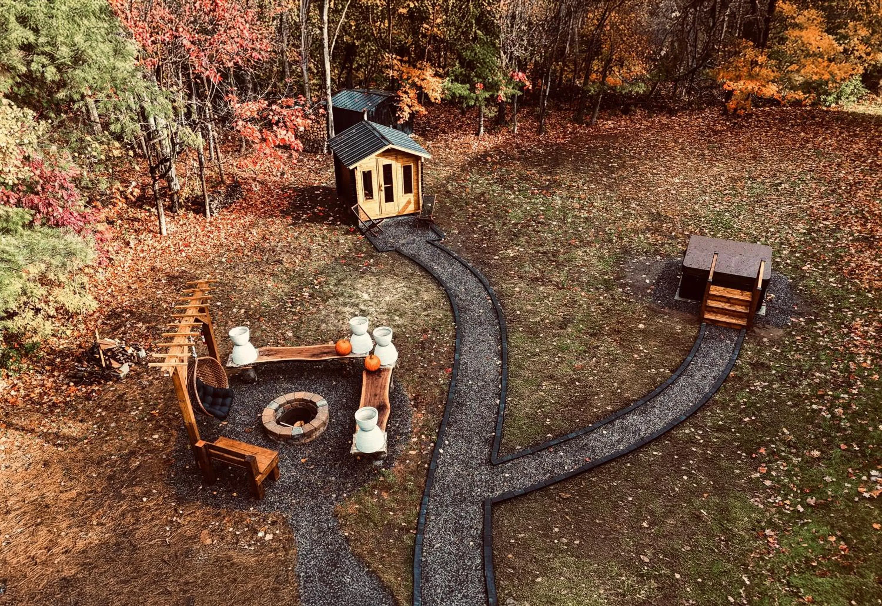 Garden in Stay Inn Muskoka