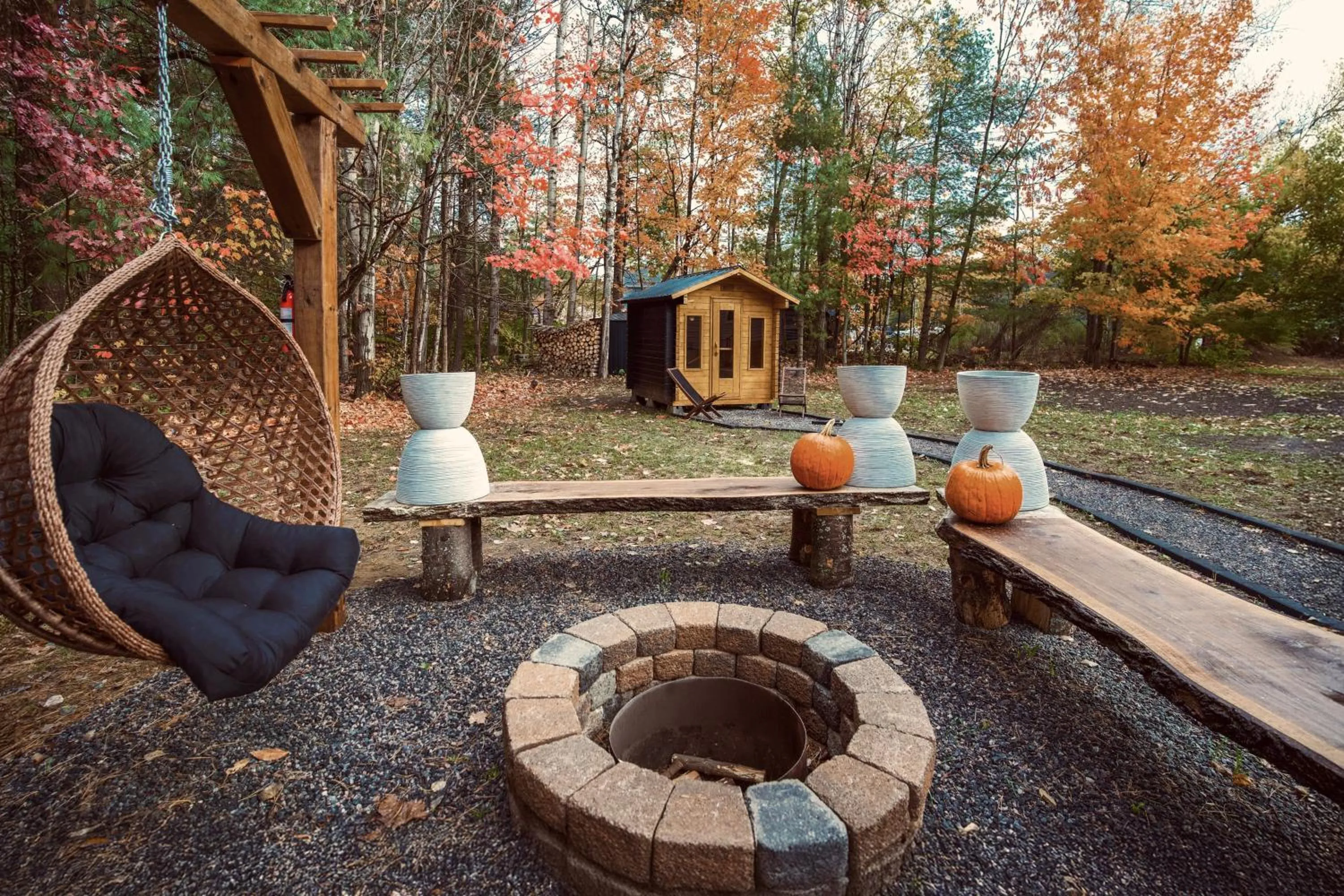 Garden in Stay Inn Muskoka