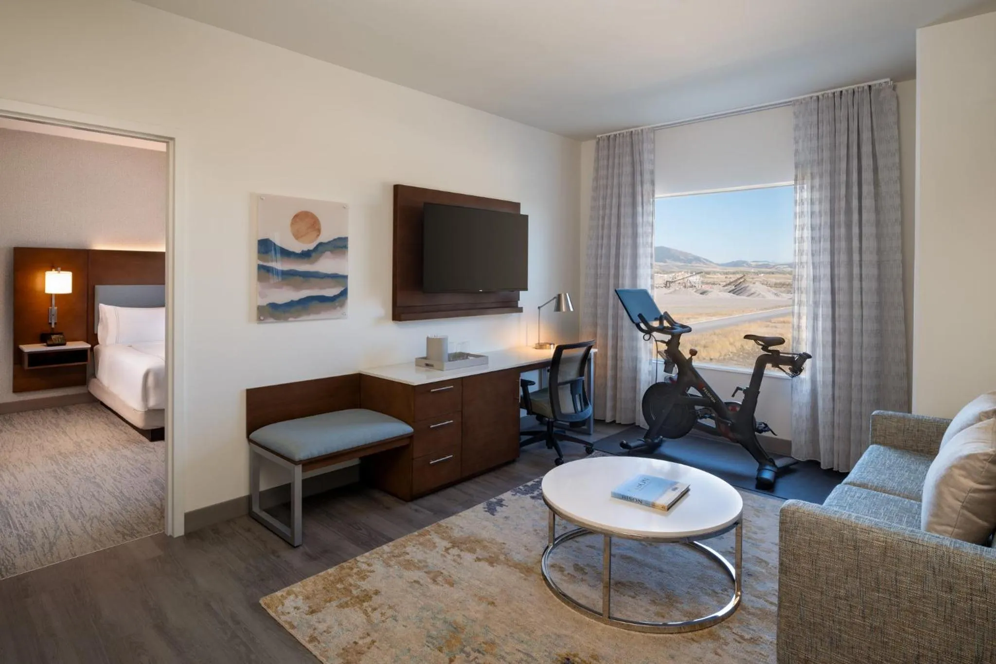 Bedroom in EVEN Hotel Bozeman Yellowstone Intl Arpt by IHG