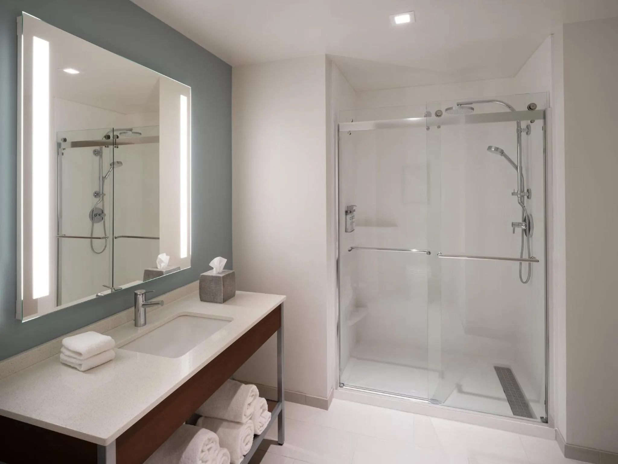 Bathroom in EVEN Hotel Bozeman Yellowstone Intl Arpt by IHG