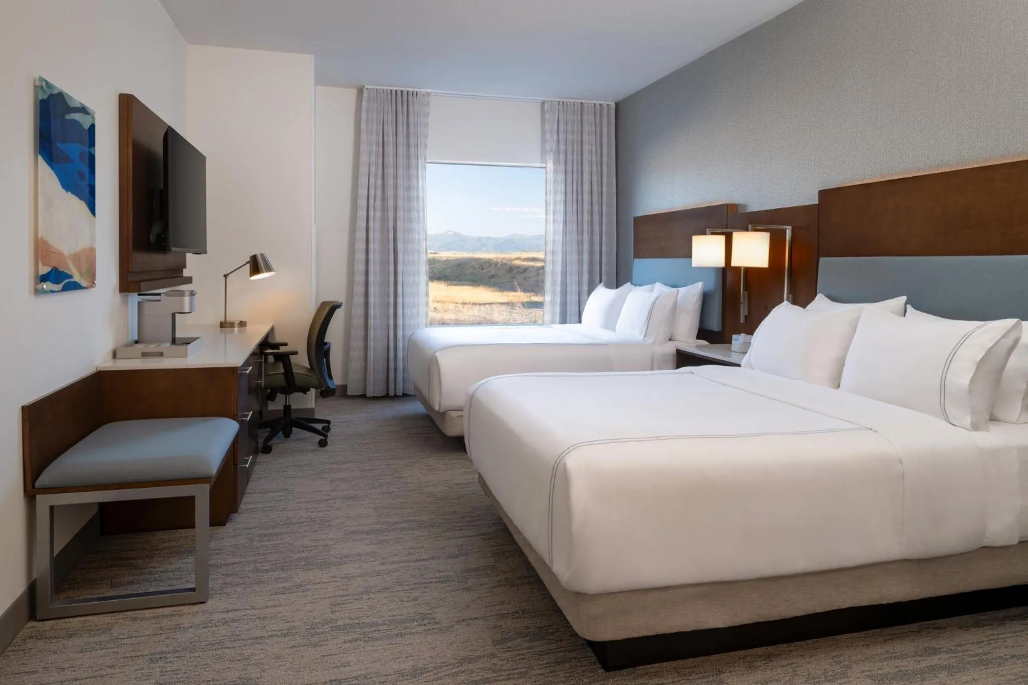 Photo of the whole room, Bed in EVEN Hotel Bozeman Yellowstone Intl Arpt by IHG