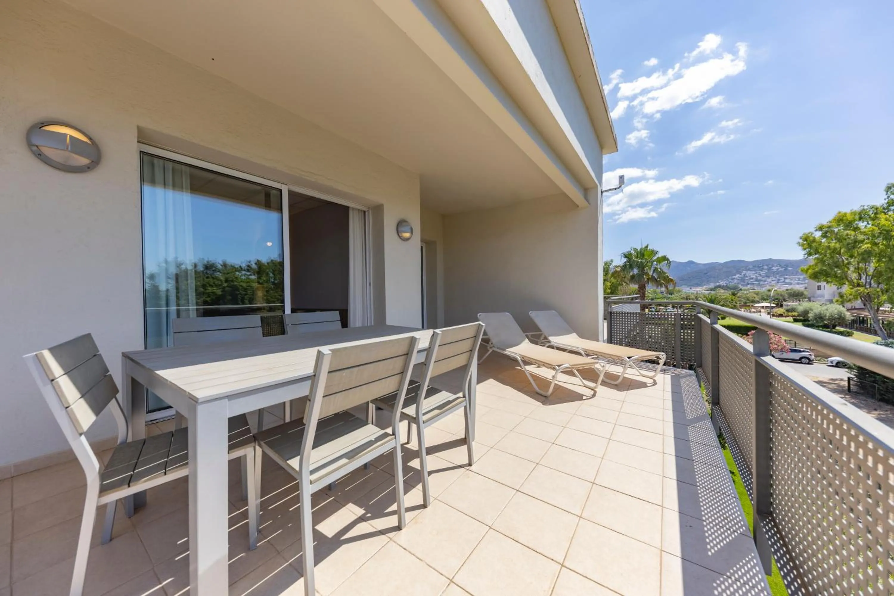 Balcony/Terrace in Apartaments Terraza - Santa Maria